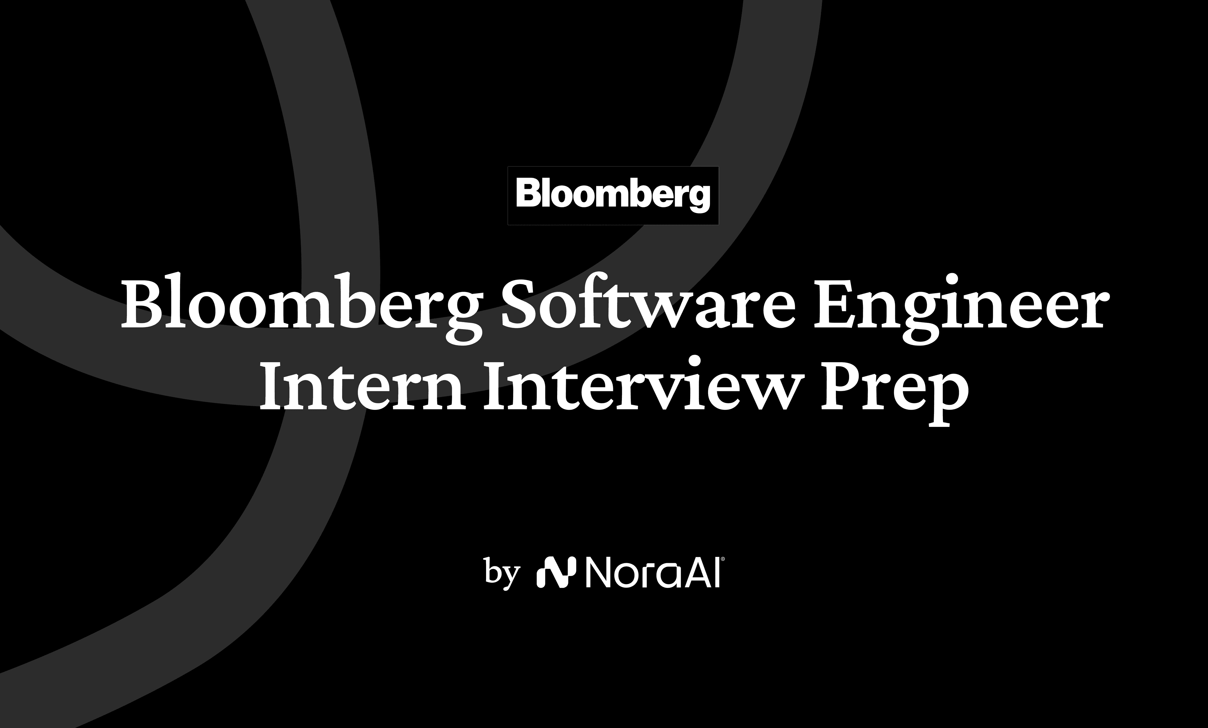 Bloomberg Software Engineer Intern Interview logo