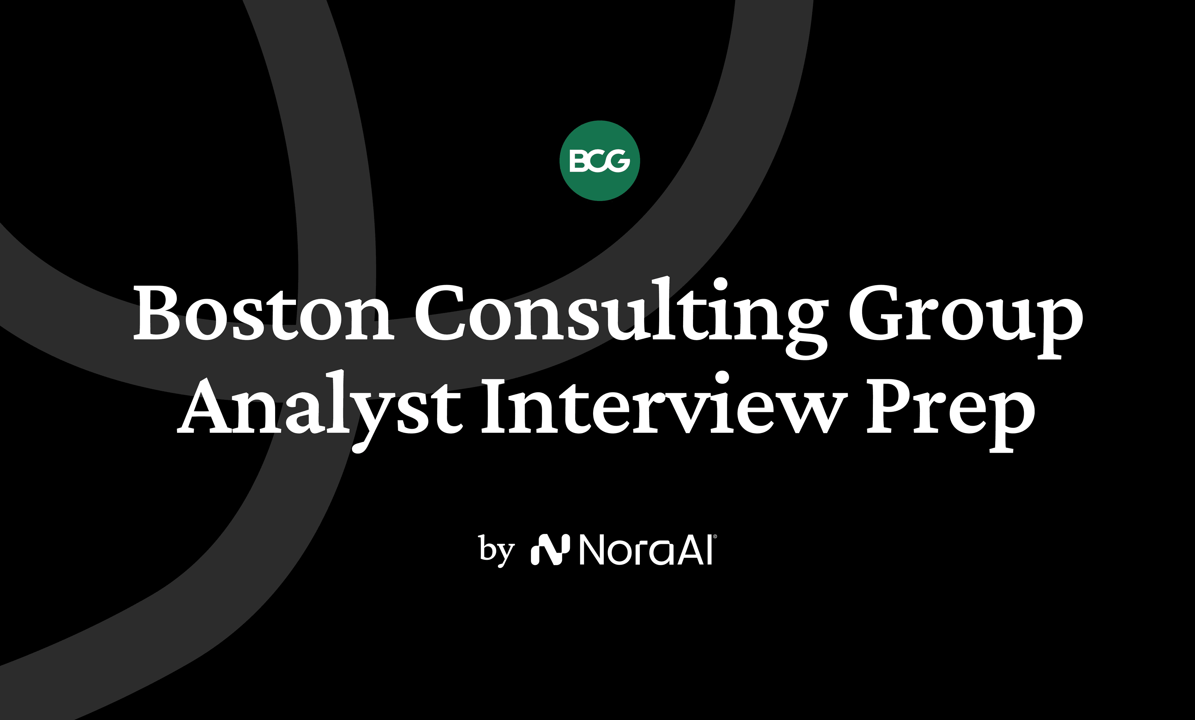 Boston Consulting Group Analyst Interview logo