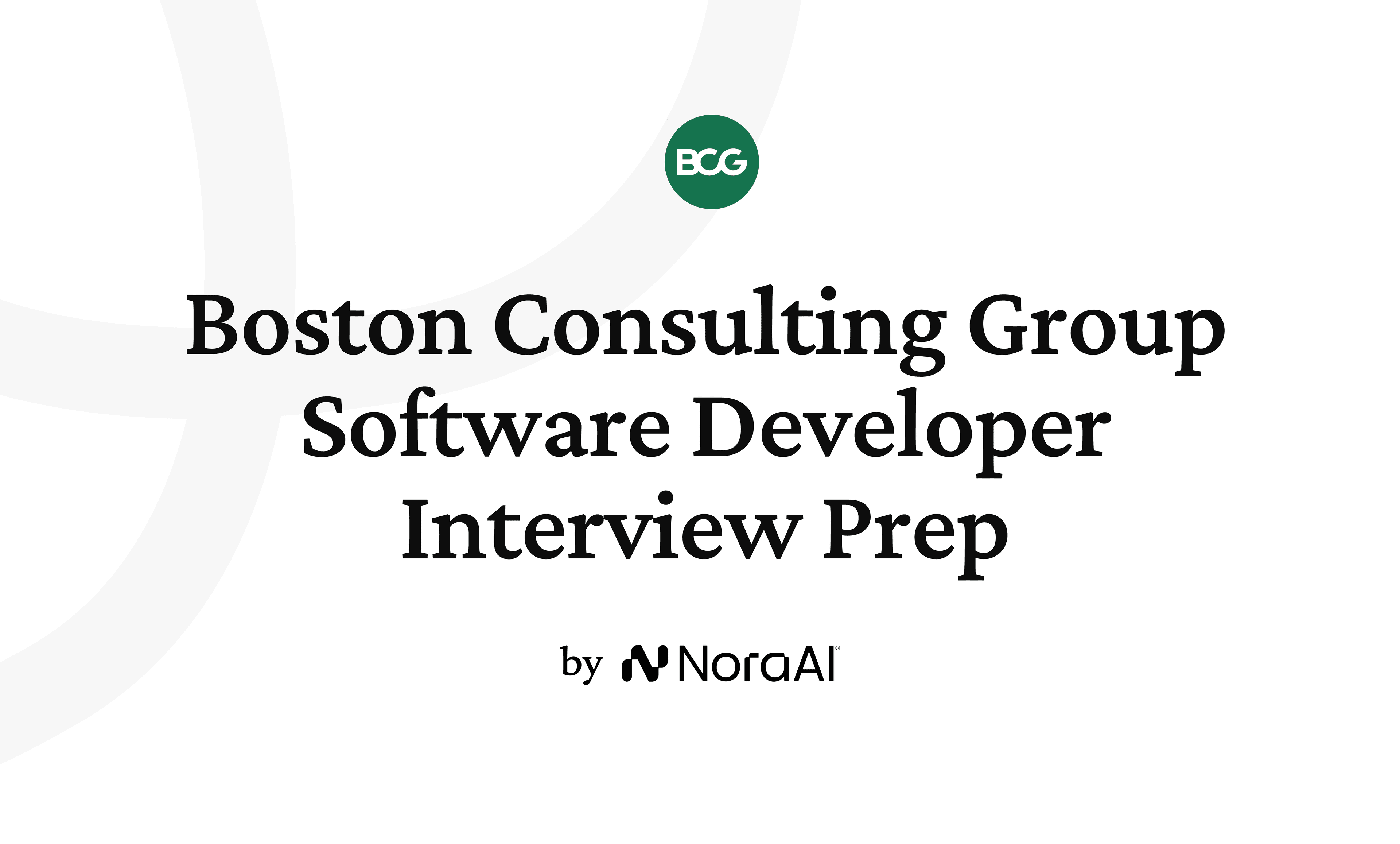 Boston Consulting Group Software Developer Interview logo