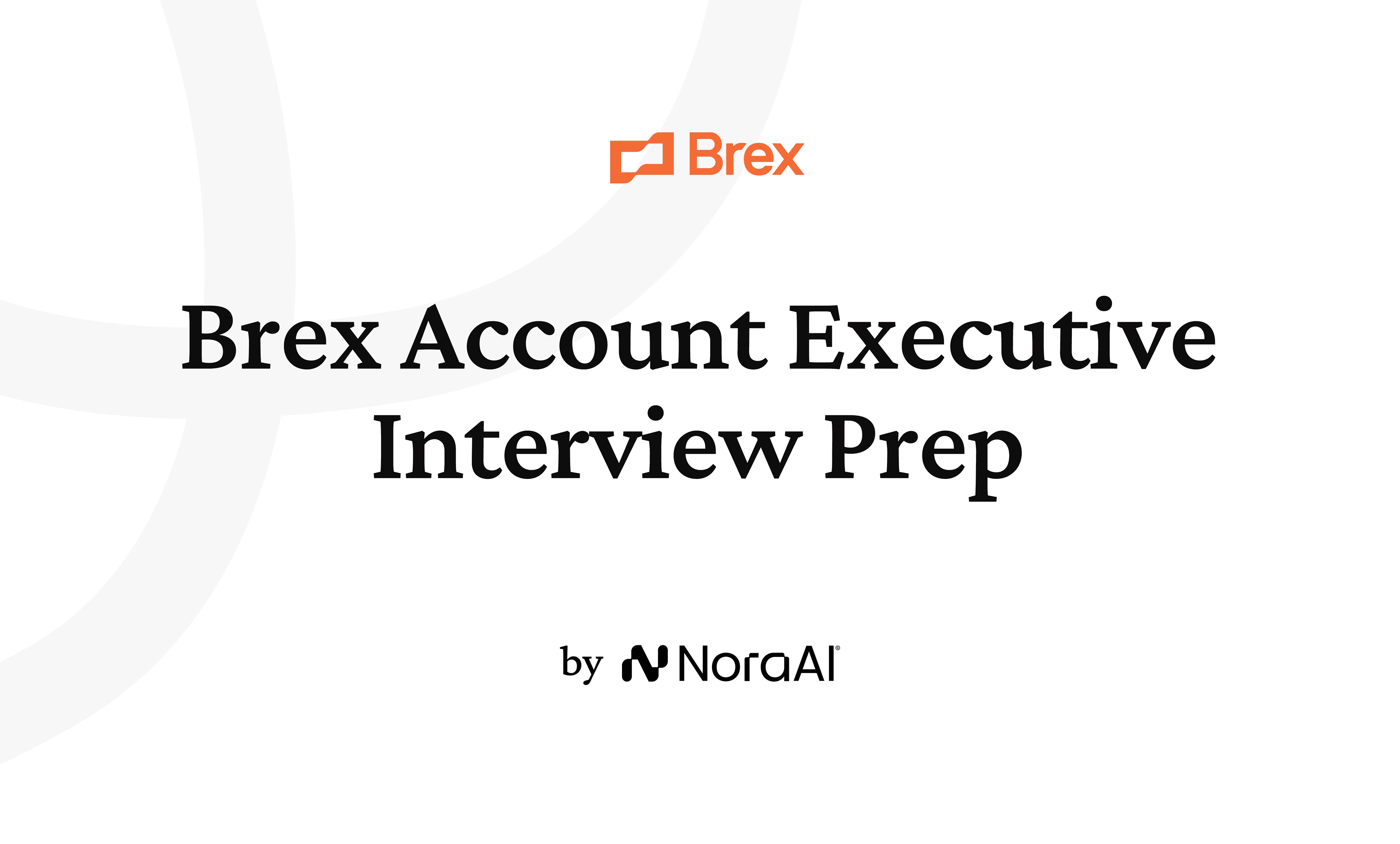 Brex Account Executive Interview logo