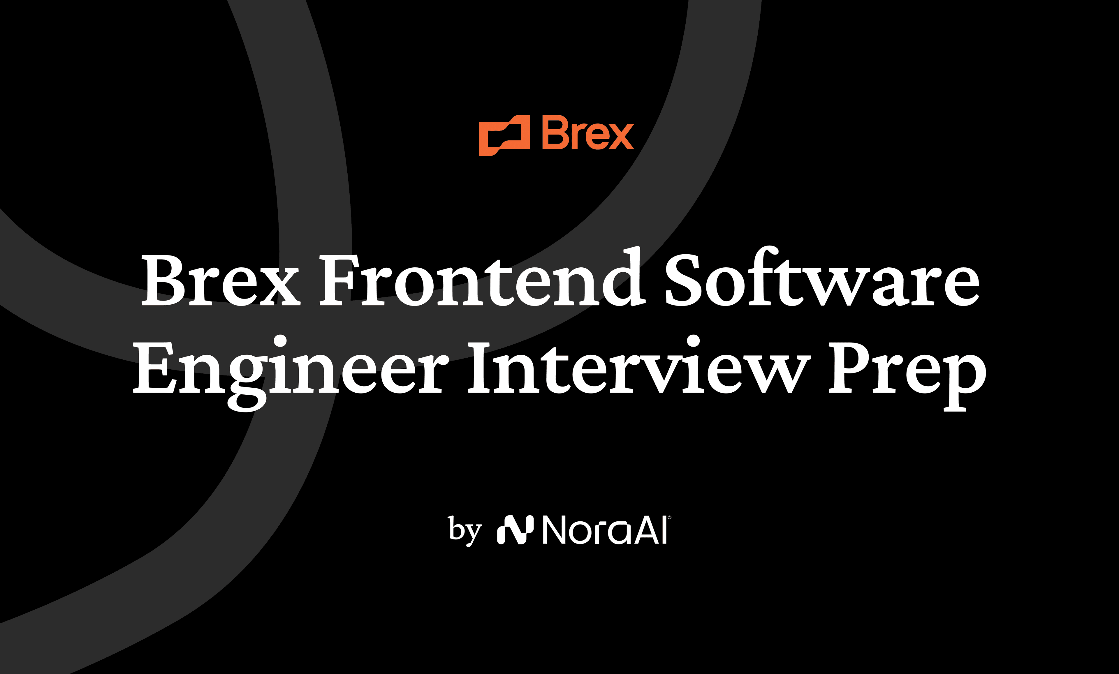 Brex Frontend Software Engineer Interview logo