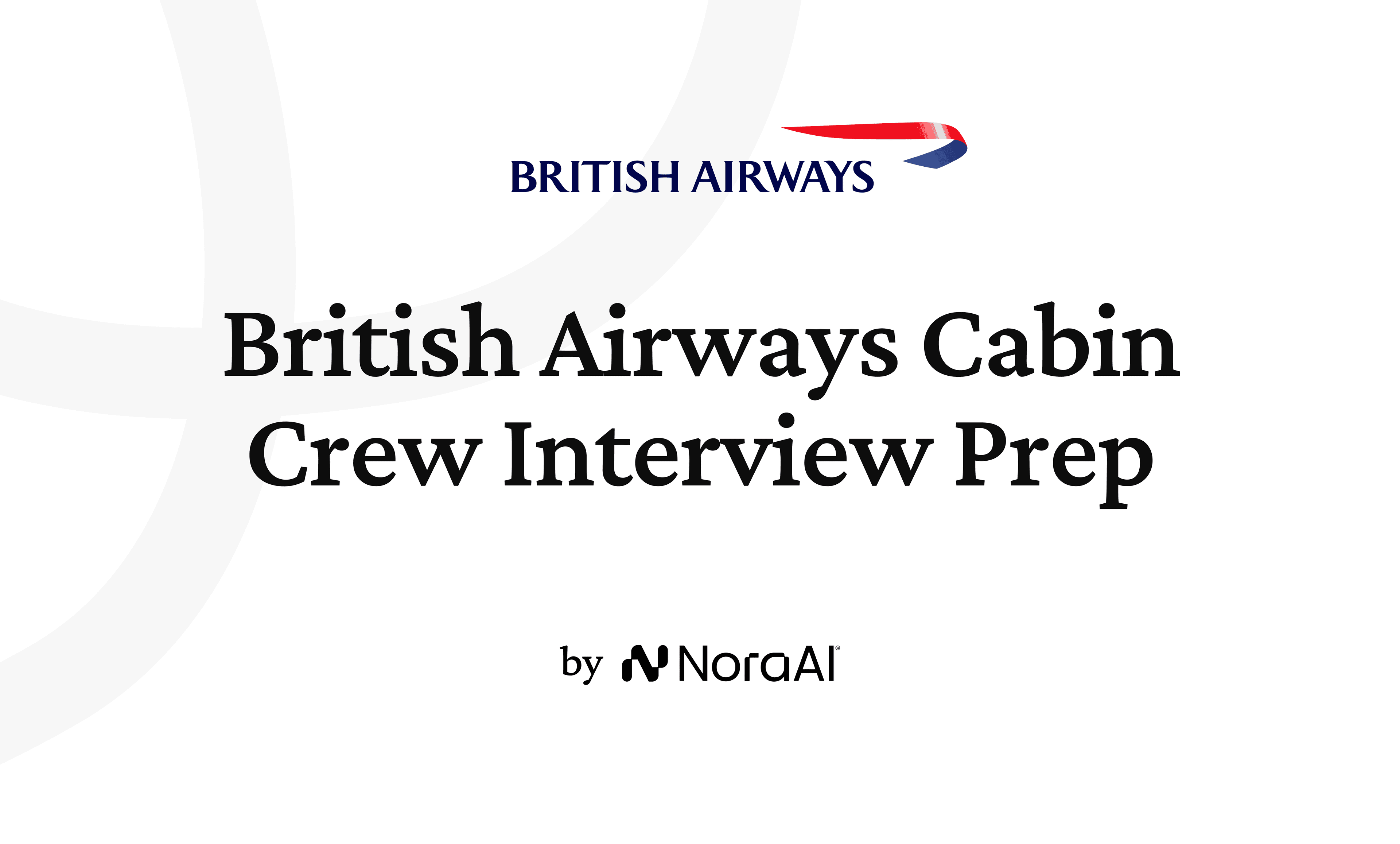 British Airways Cabin Crew Interview logo