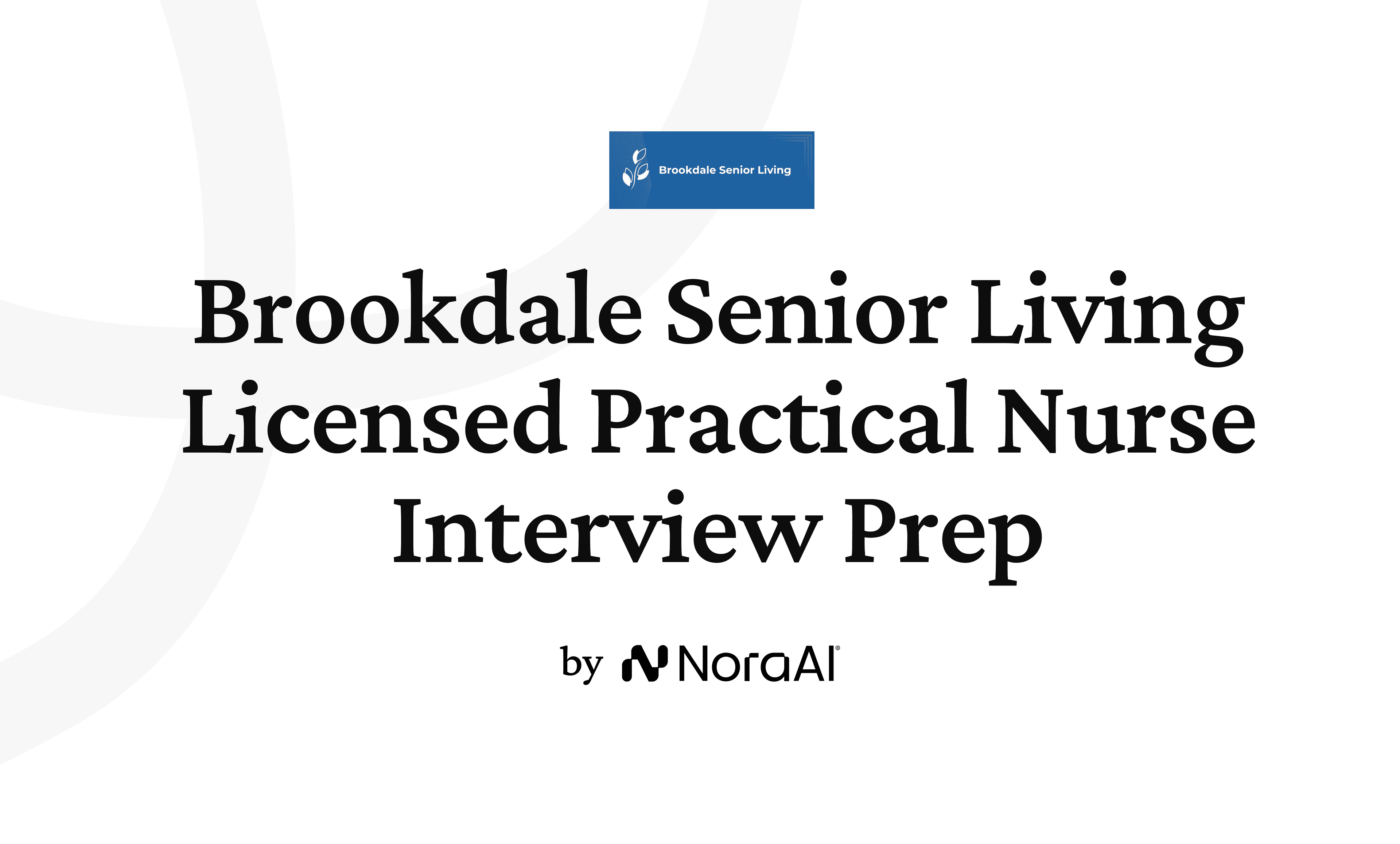 Brookdale Senior Living Licensed Practical Nurse Interview logo
