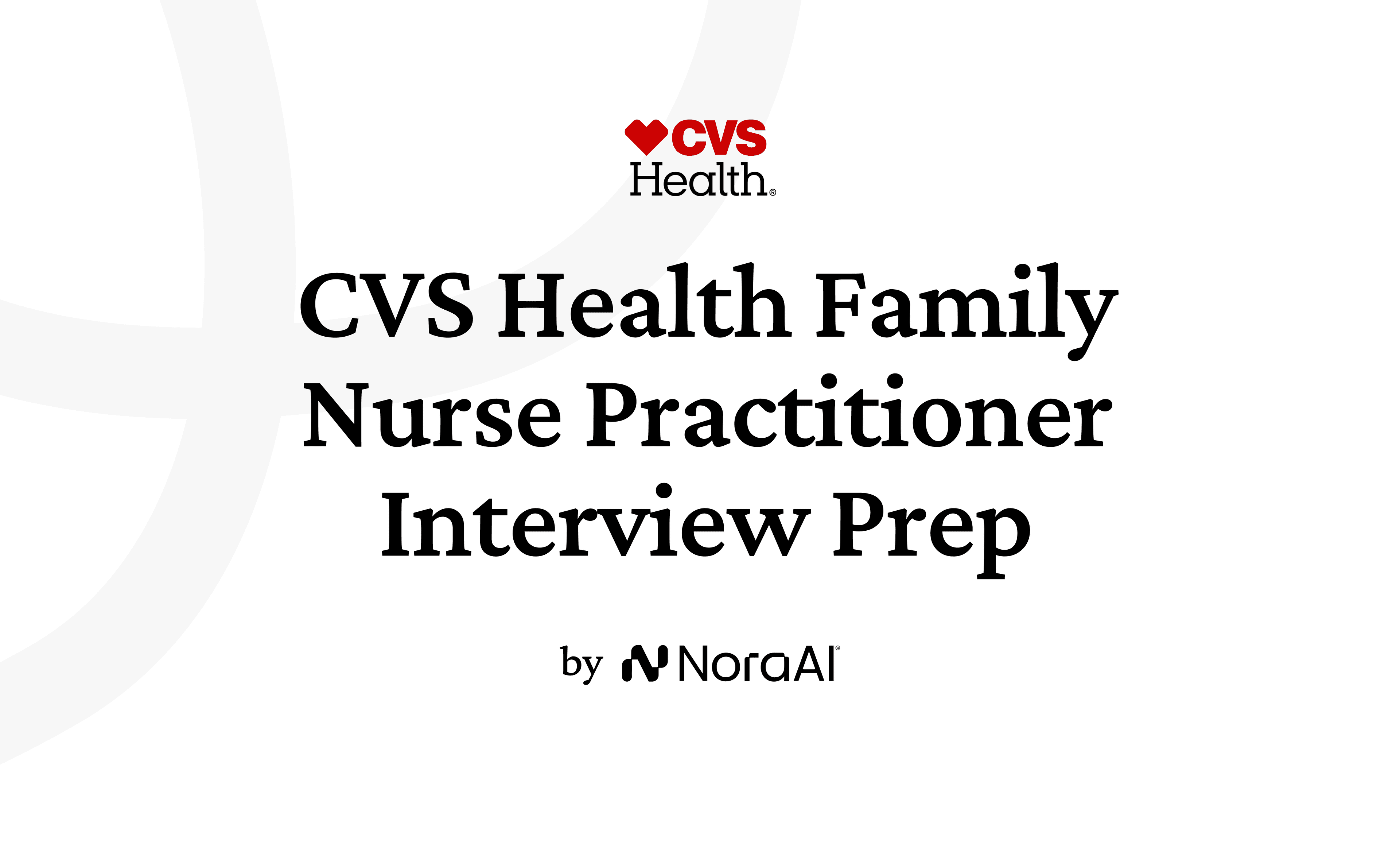 CVS Health Family Nurse Practitioner Interview logo