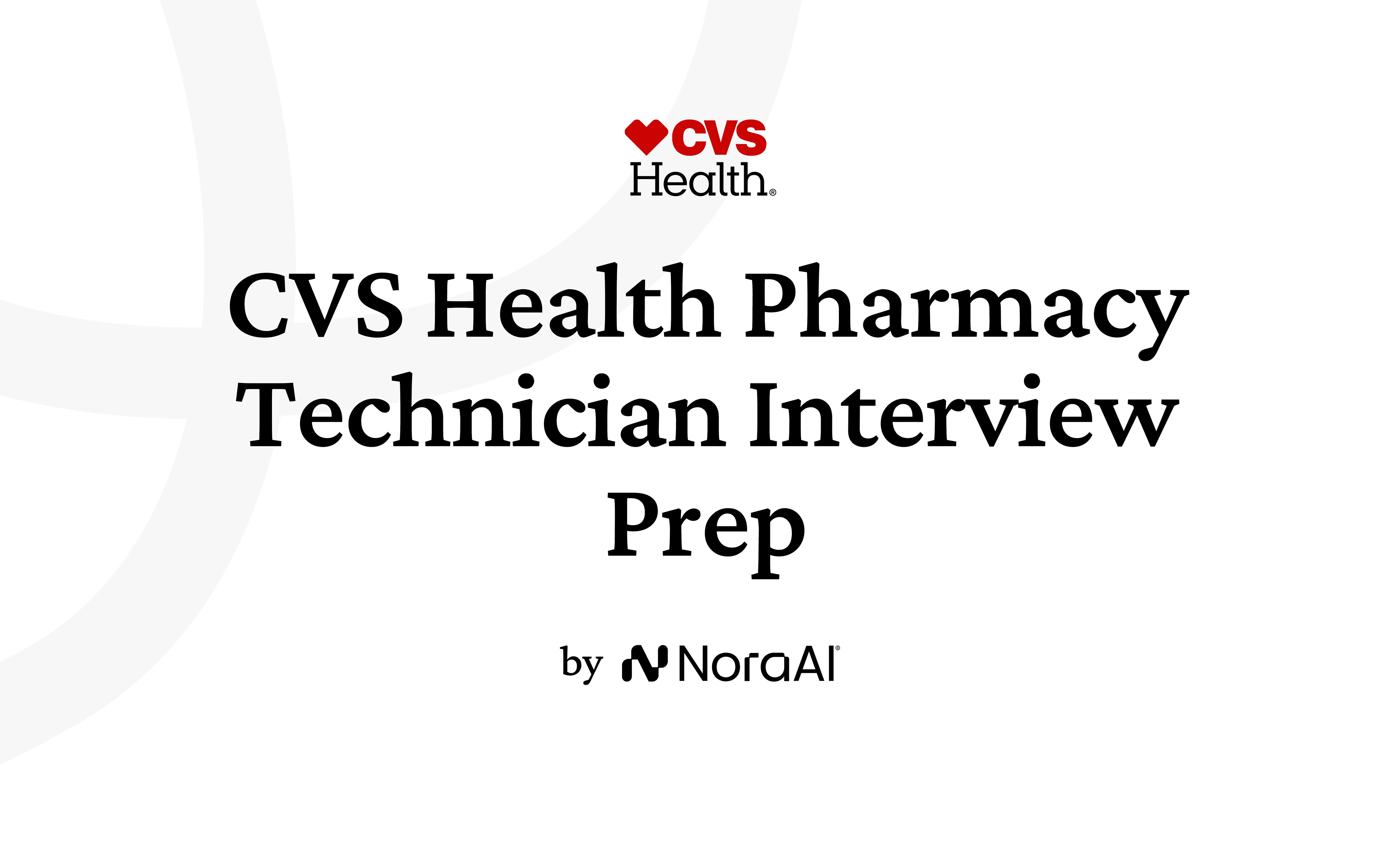 CVS Health Pharmacy Technician Interview Logo