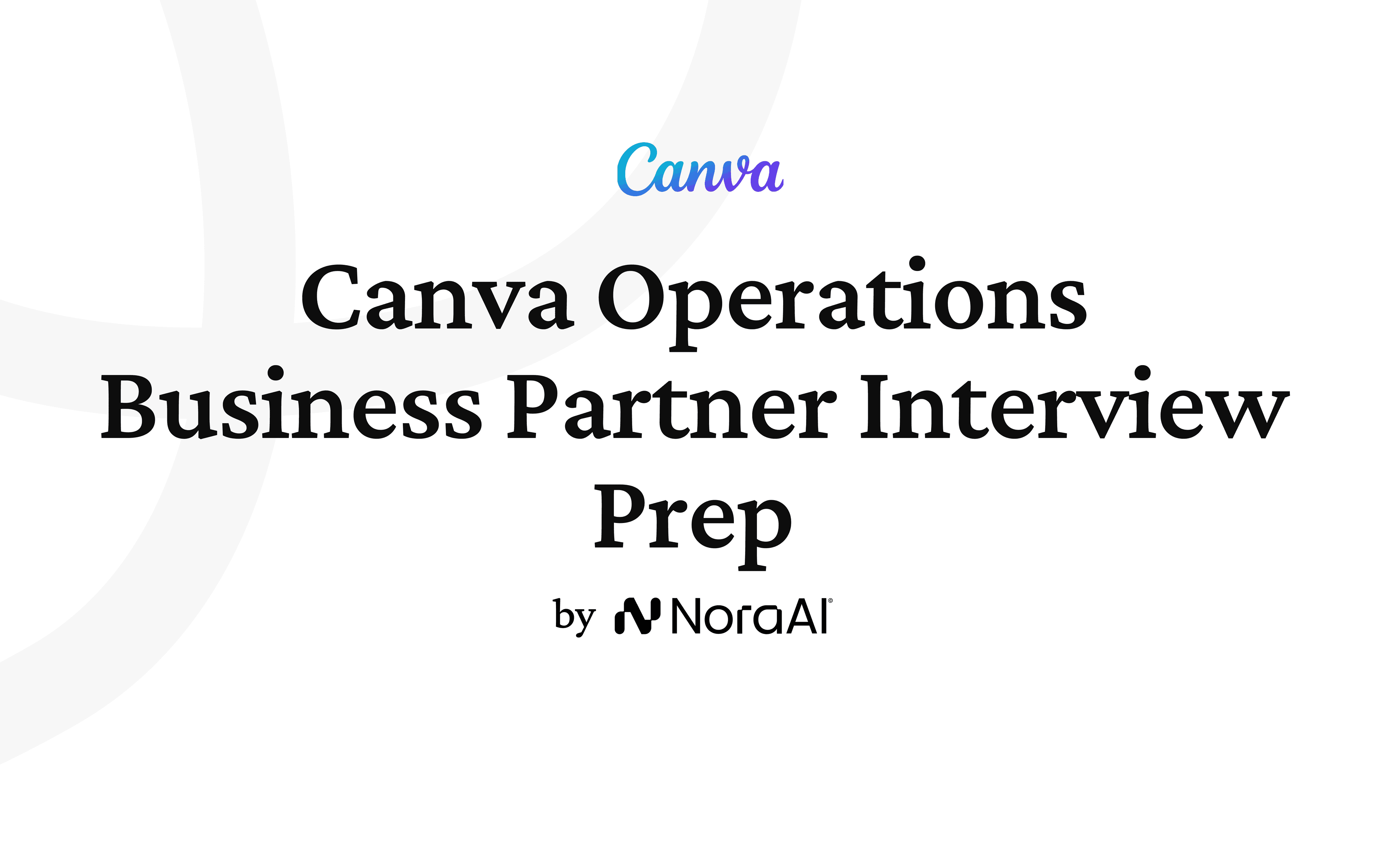 Canva Operations Business Partner Interview logo