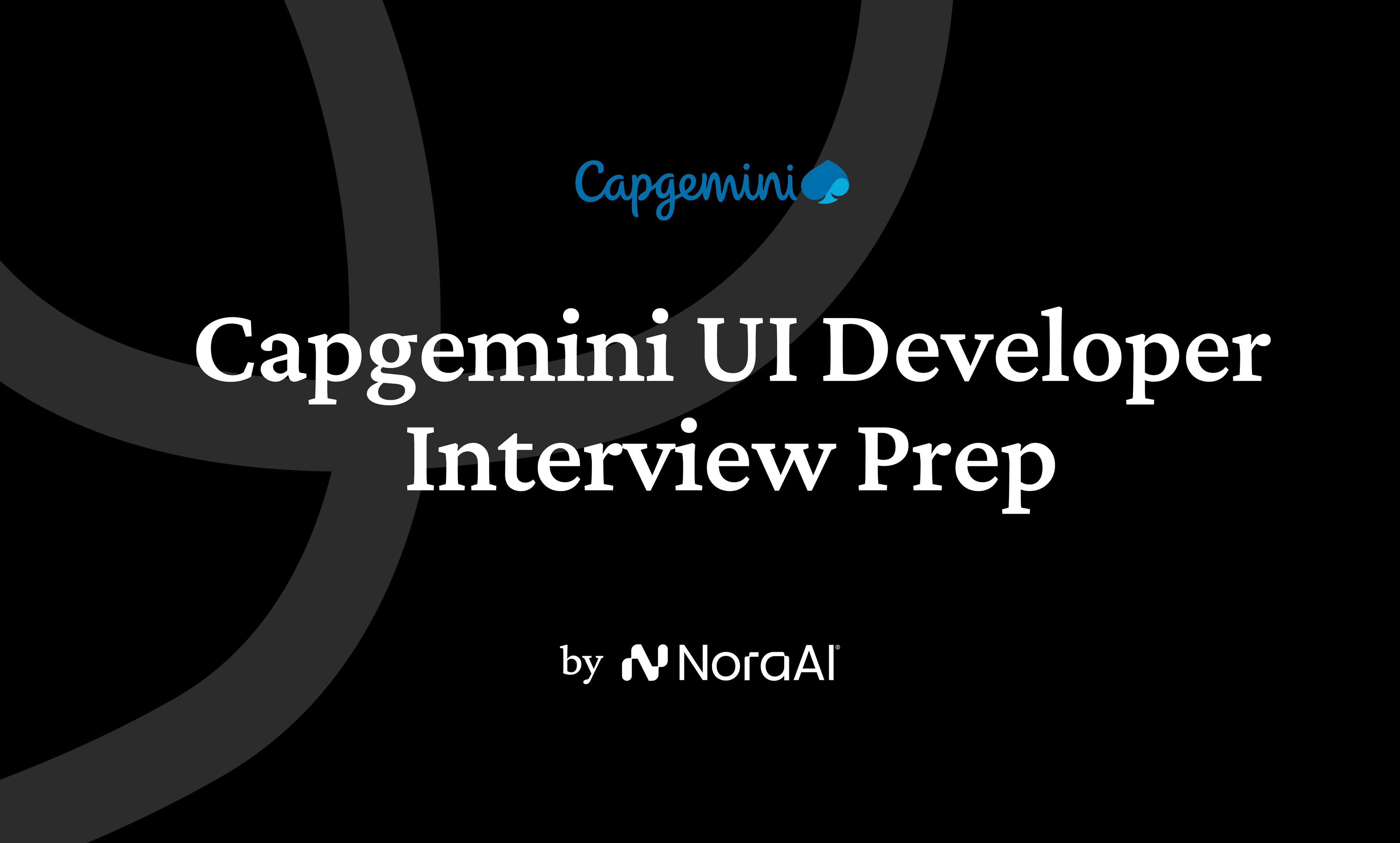 Capgemini UI Developer Interview logo