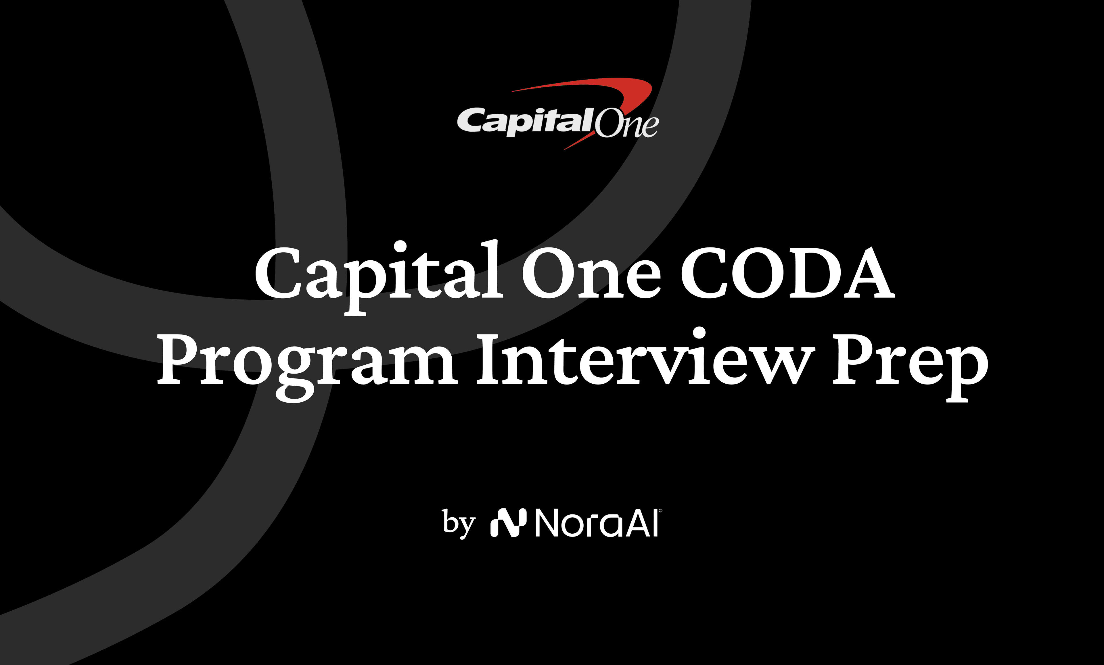 Capital One CODA Program Interview Logo