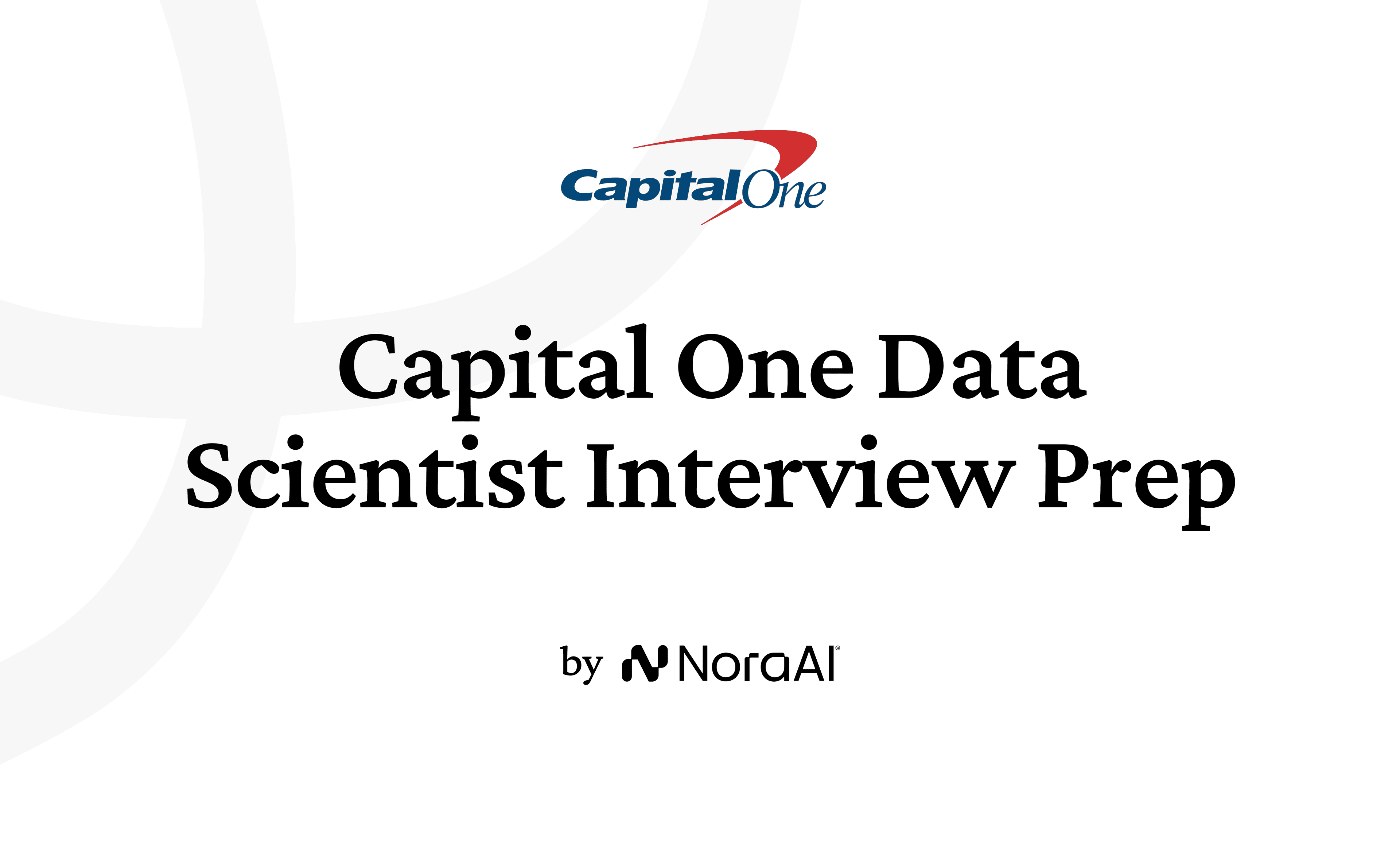 Capital One Data Scientist Interview Logo