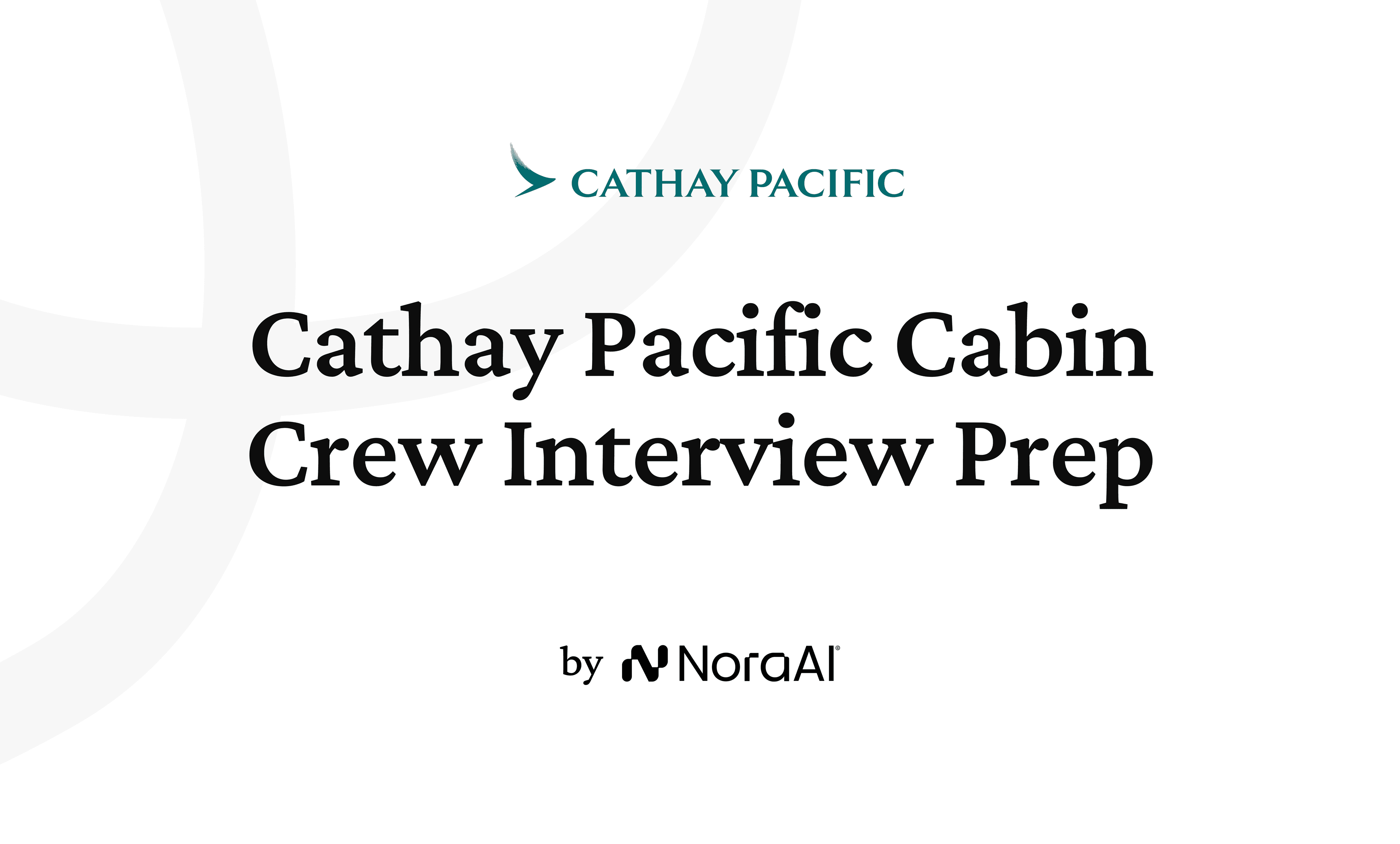 Cathay Pacific Cabin Crew Interview Logo
