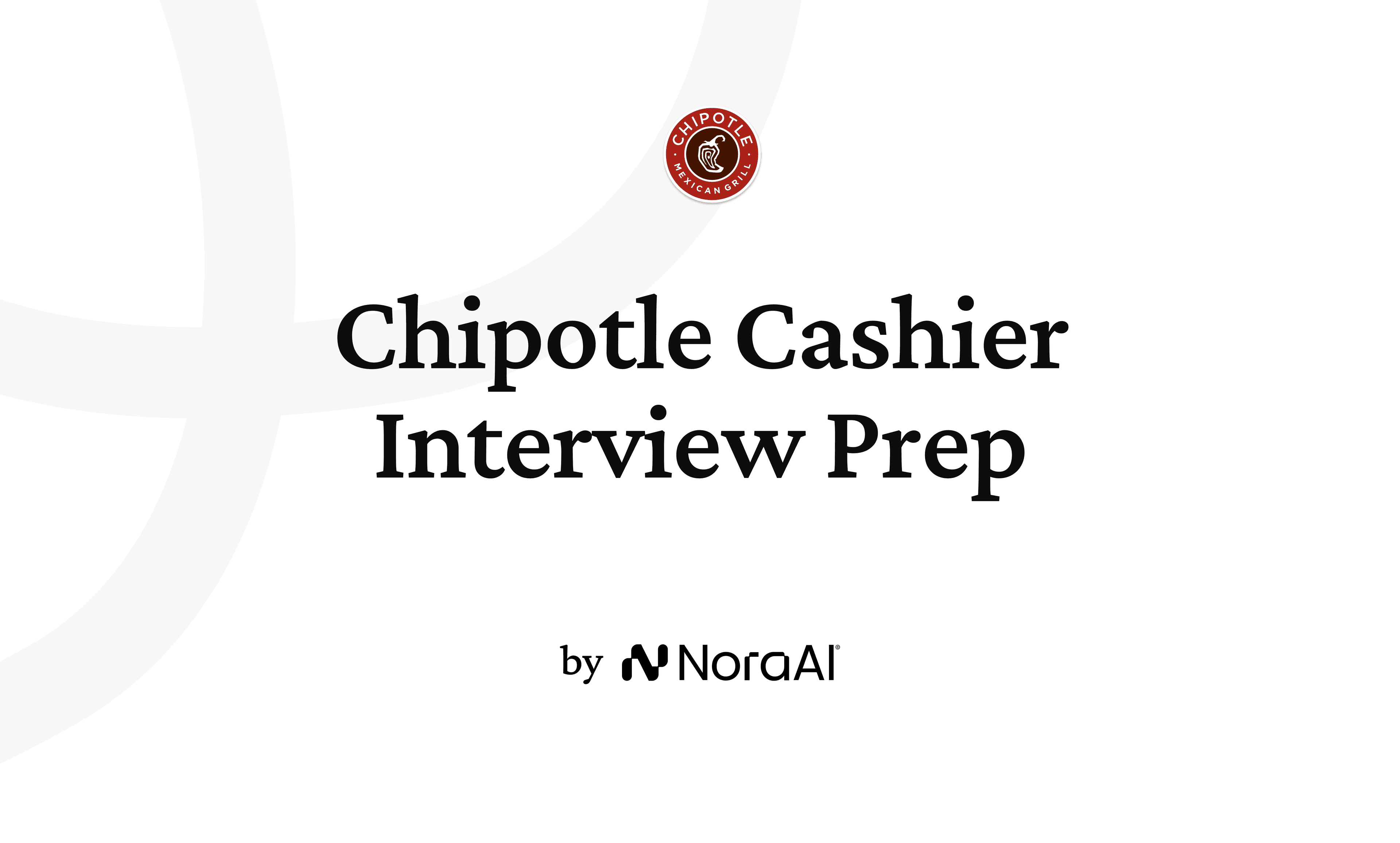 Chipotle Cashier Interview logo