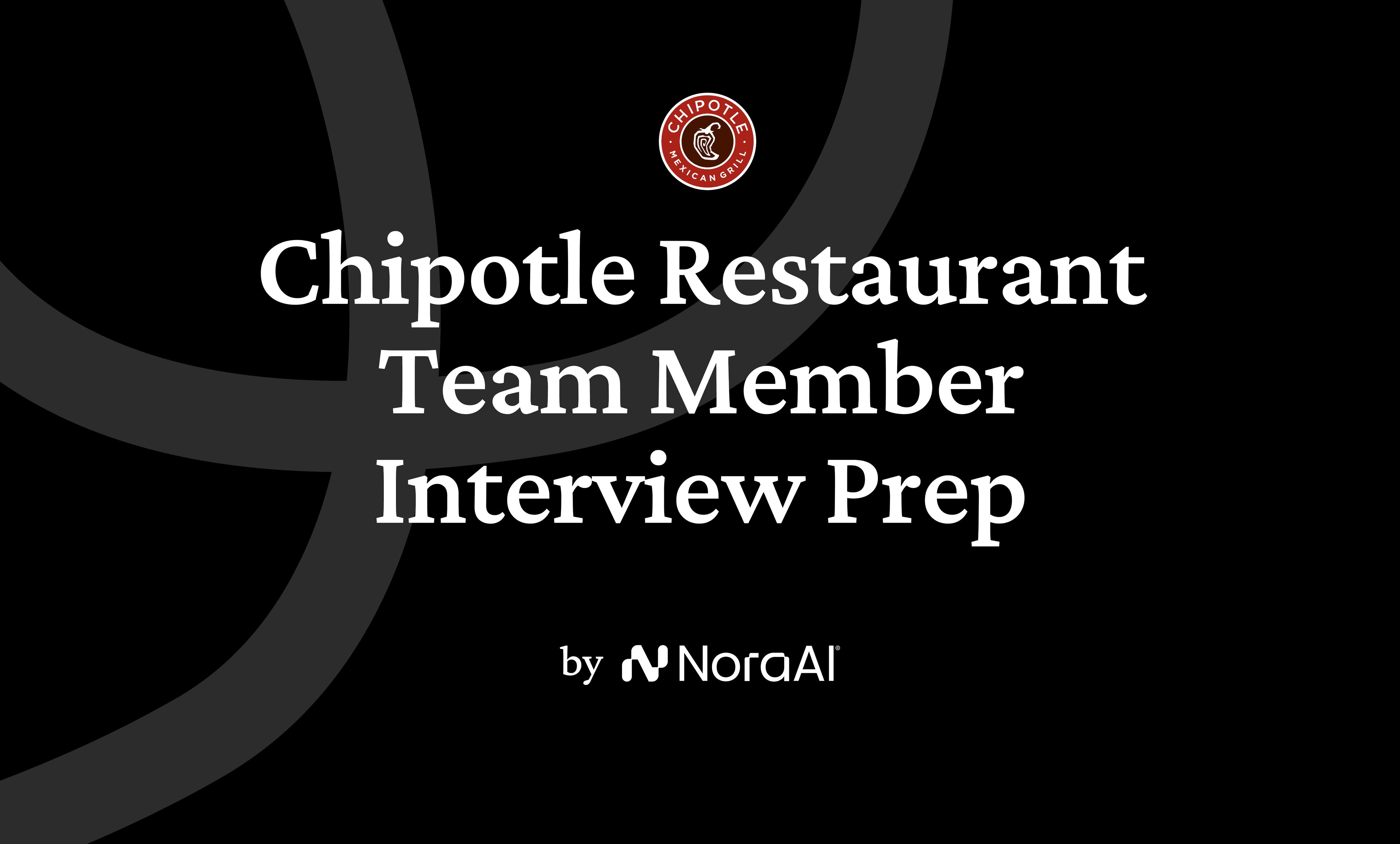 Chipotle Restaurant Team Member Interview logo