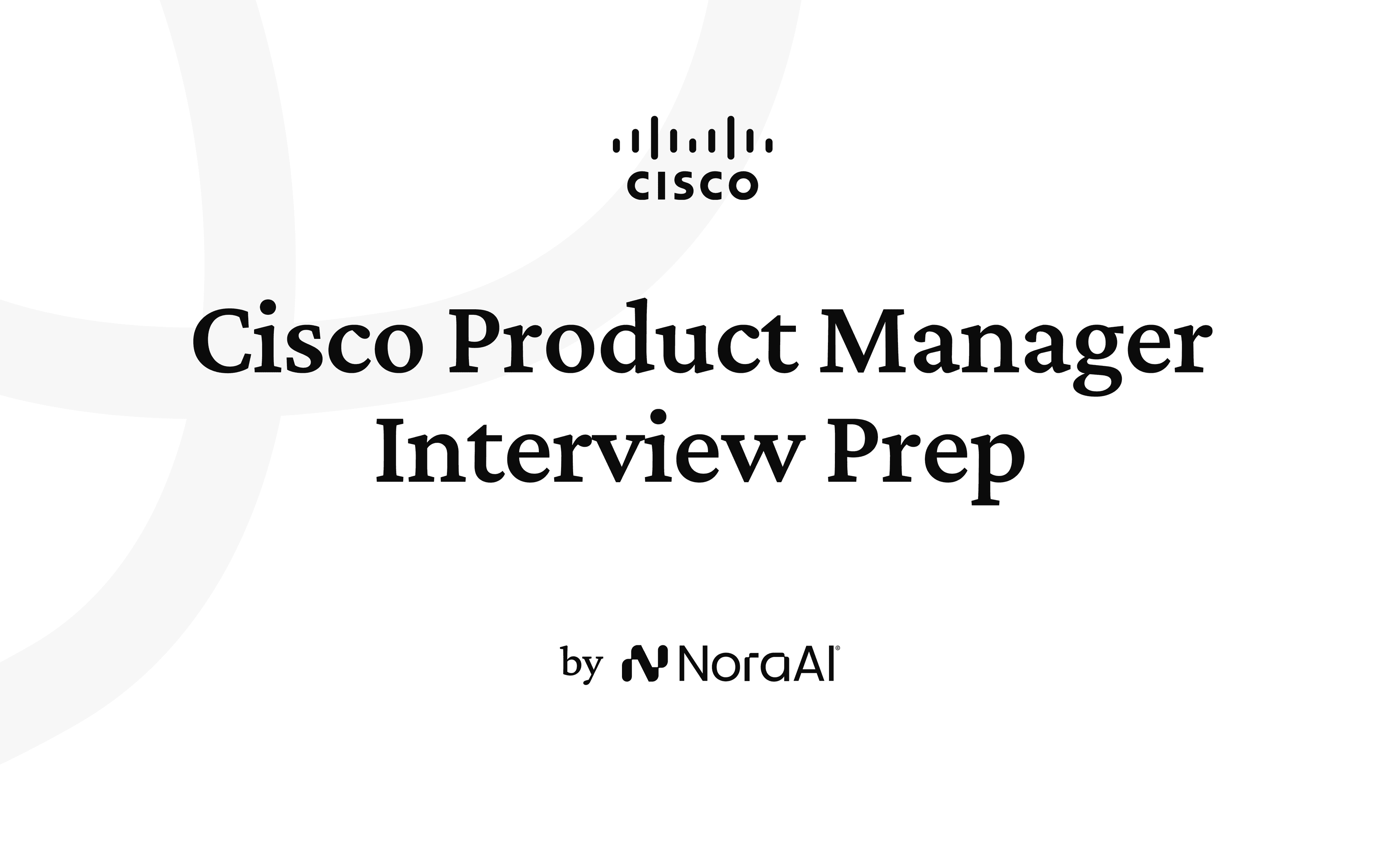 Cisco Product Manager Interview logo