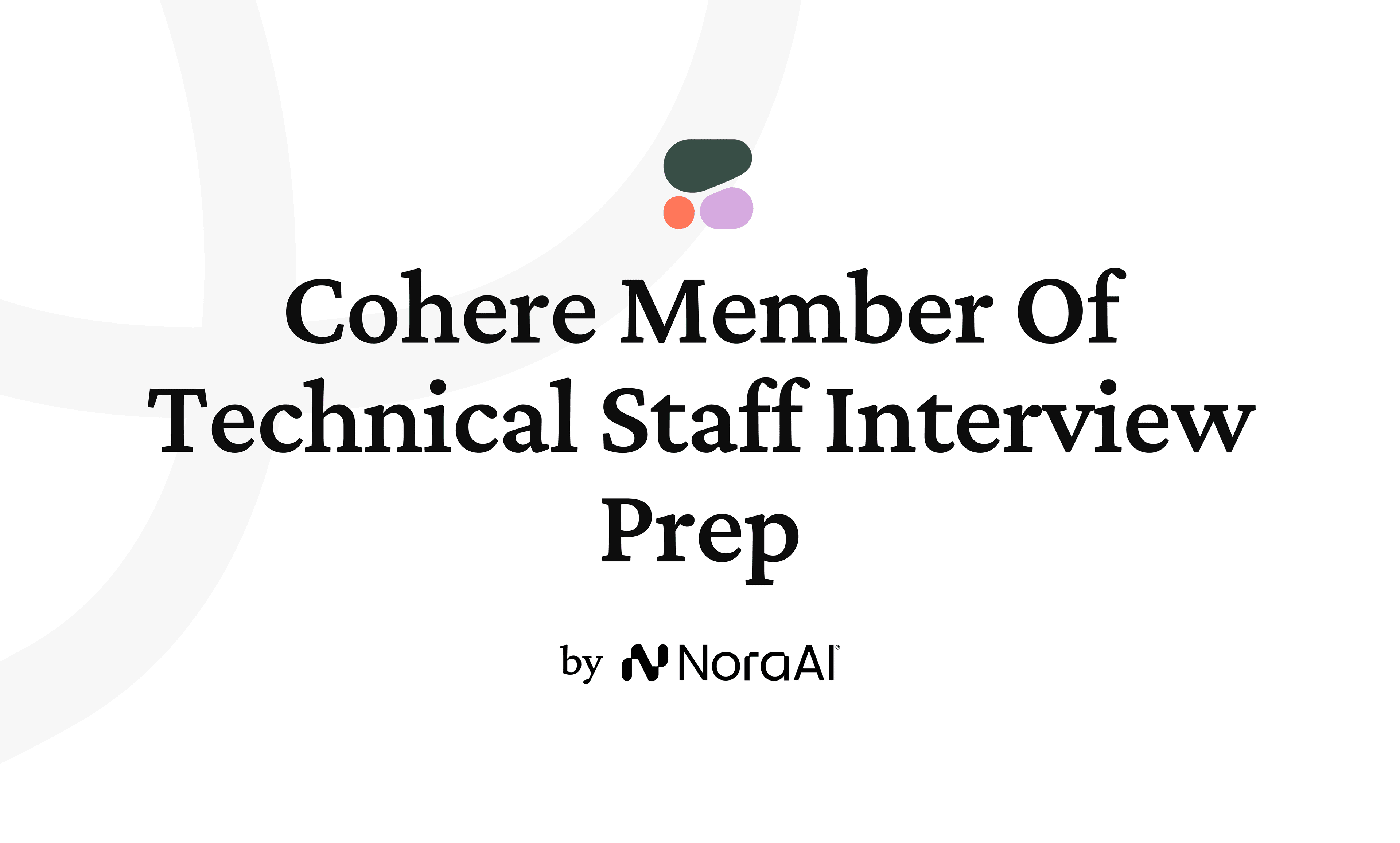 Cohere Member Of Technical Staff Interview logo