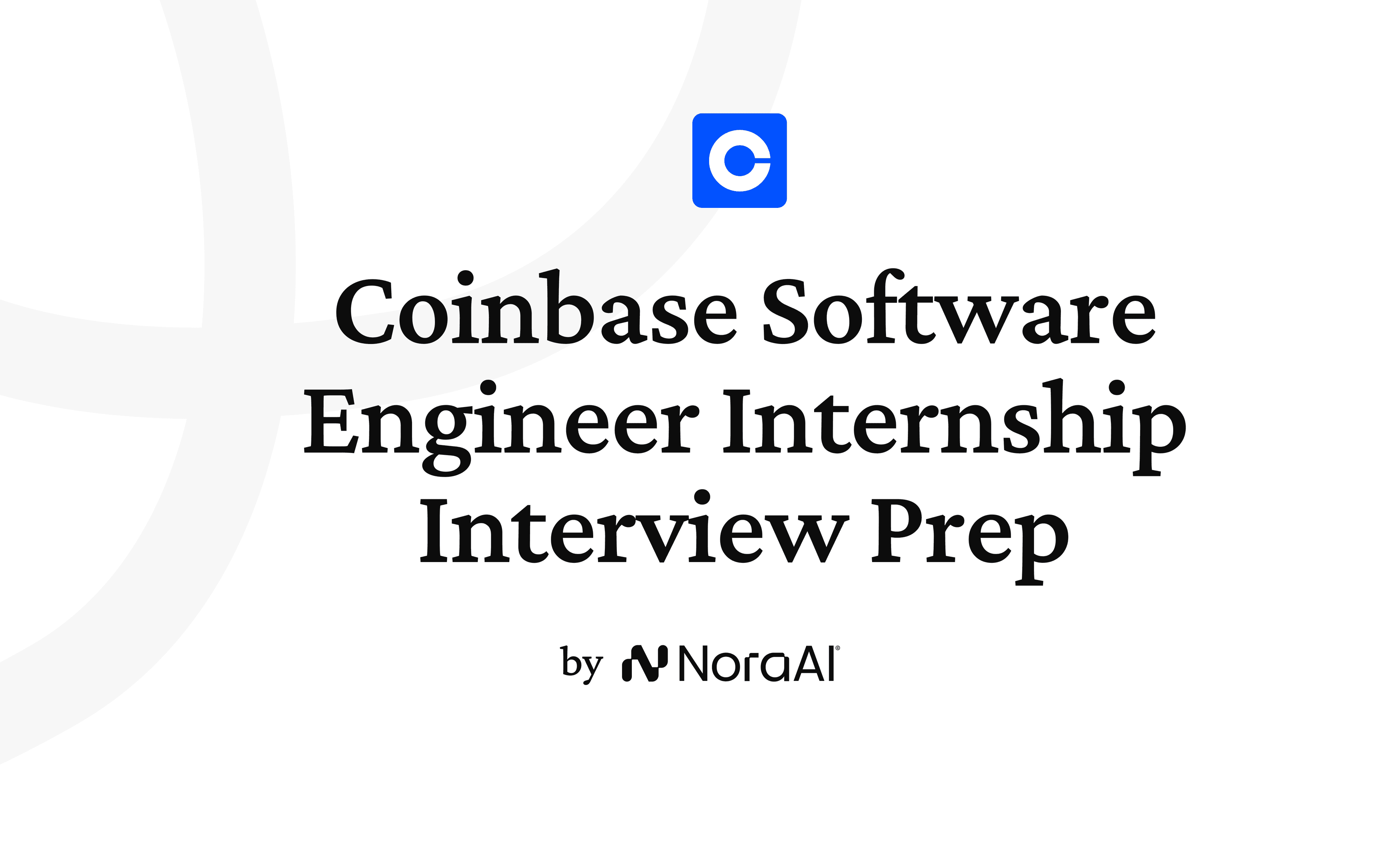 Coinbase Software Engineer Internship Interview logo