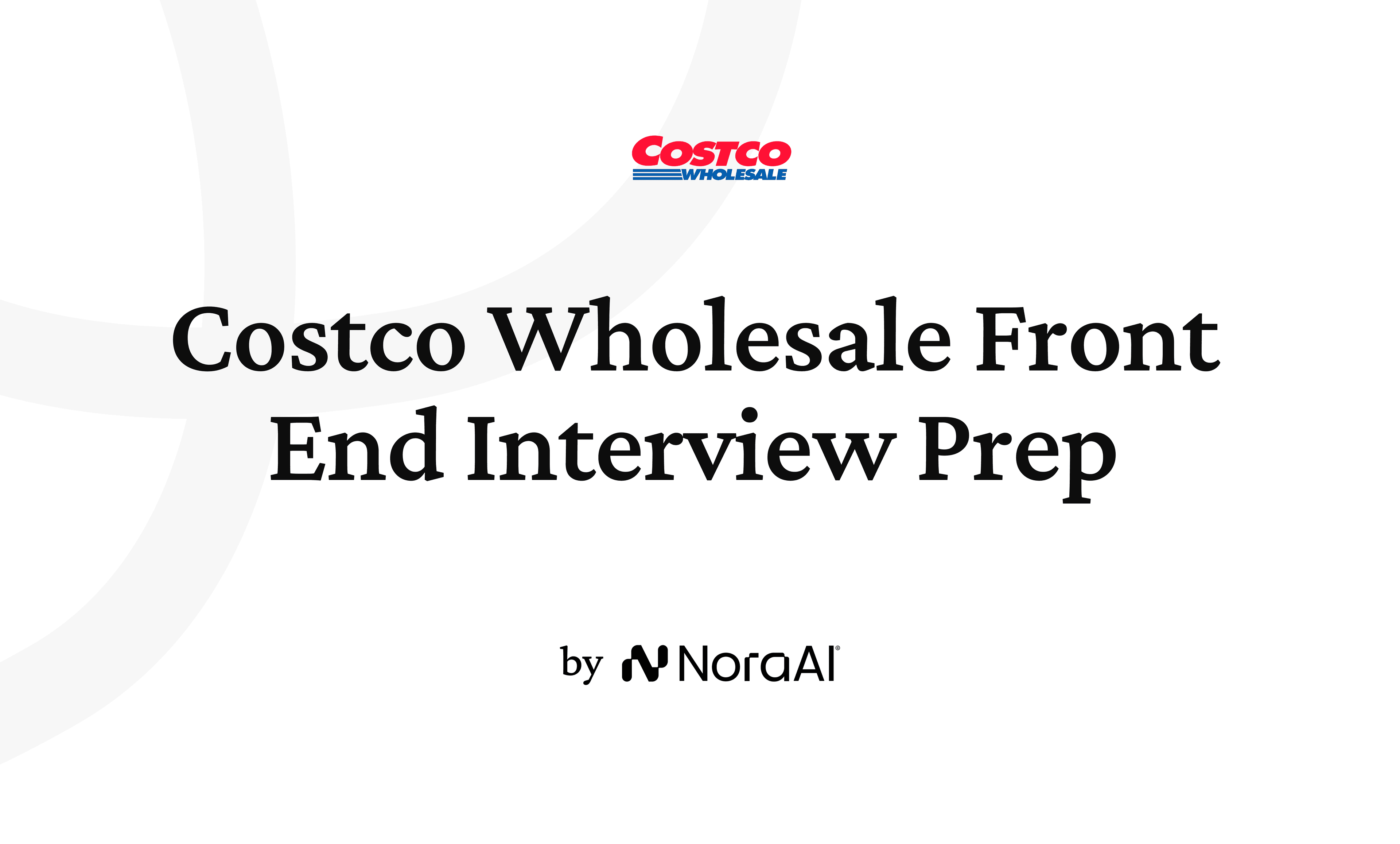 Costco Wholesale Front End Interview logo