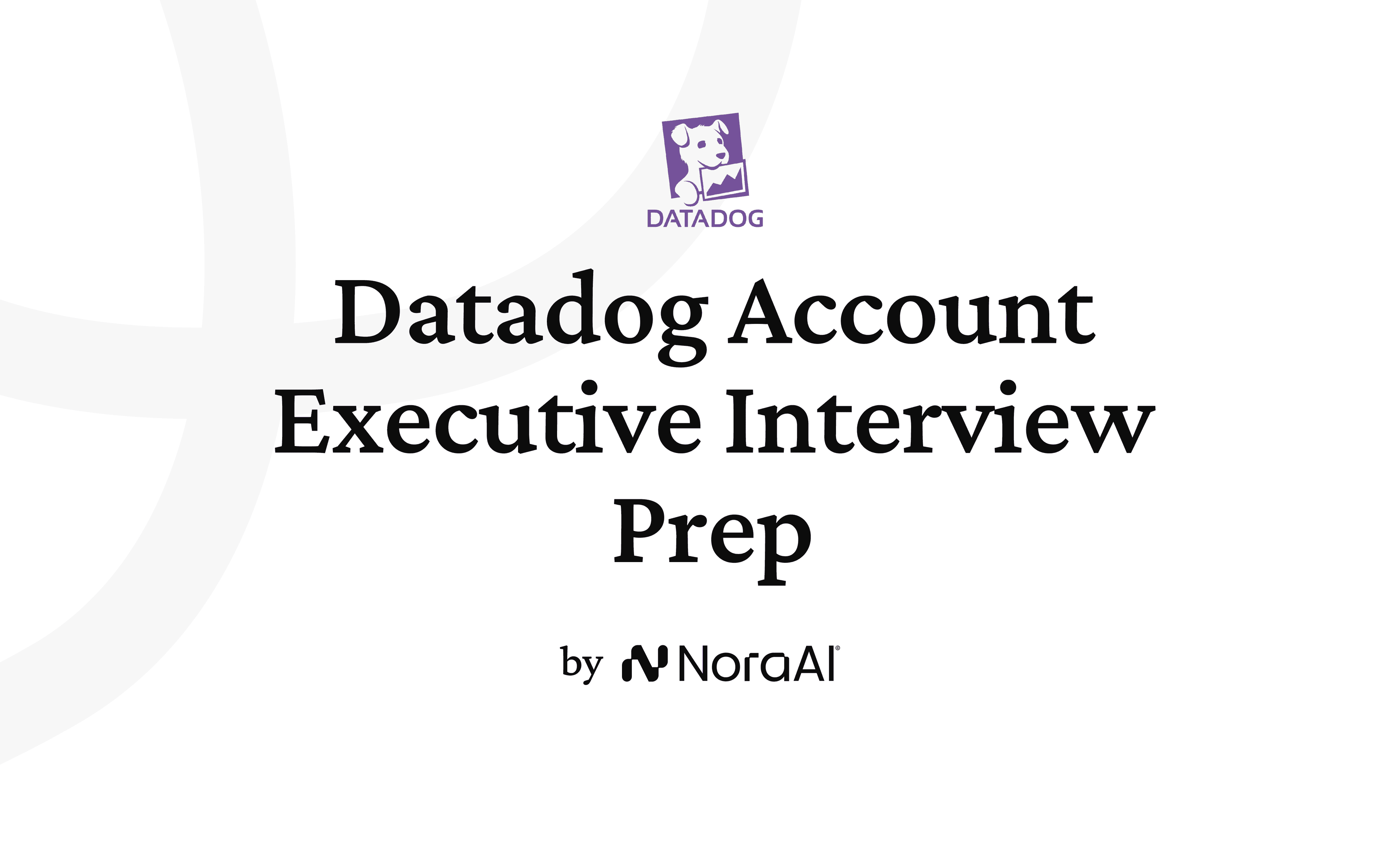 Datadog Account Executive Interview logo