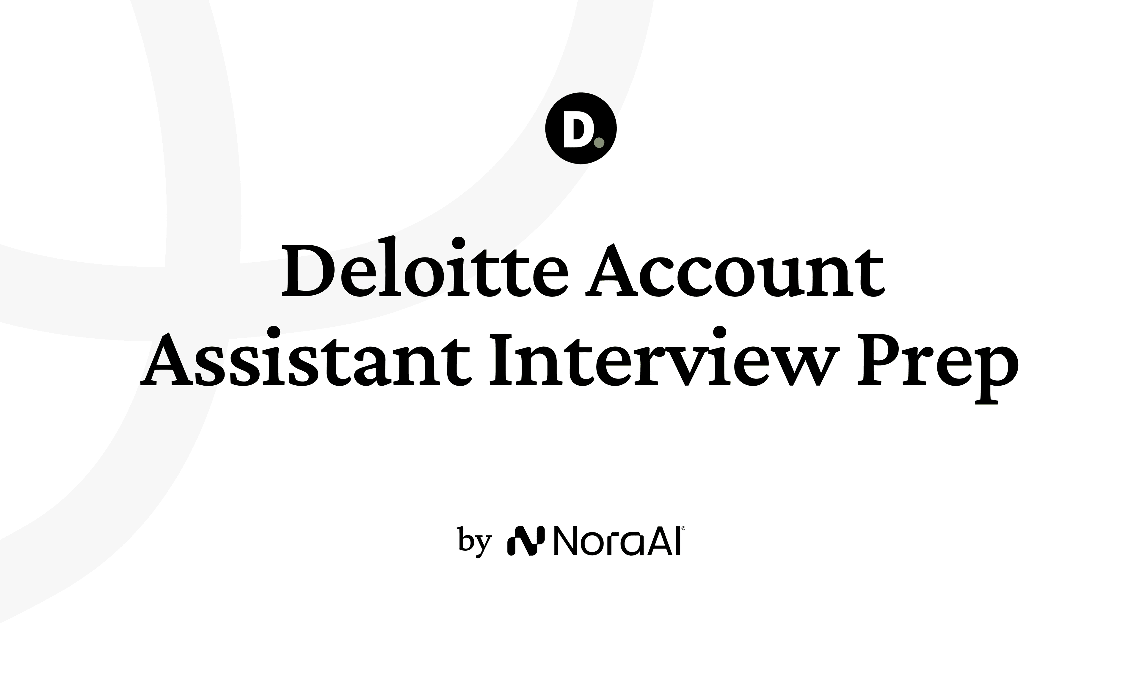 Deloitte Account Assistant Interview logo