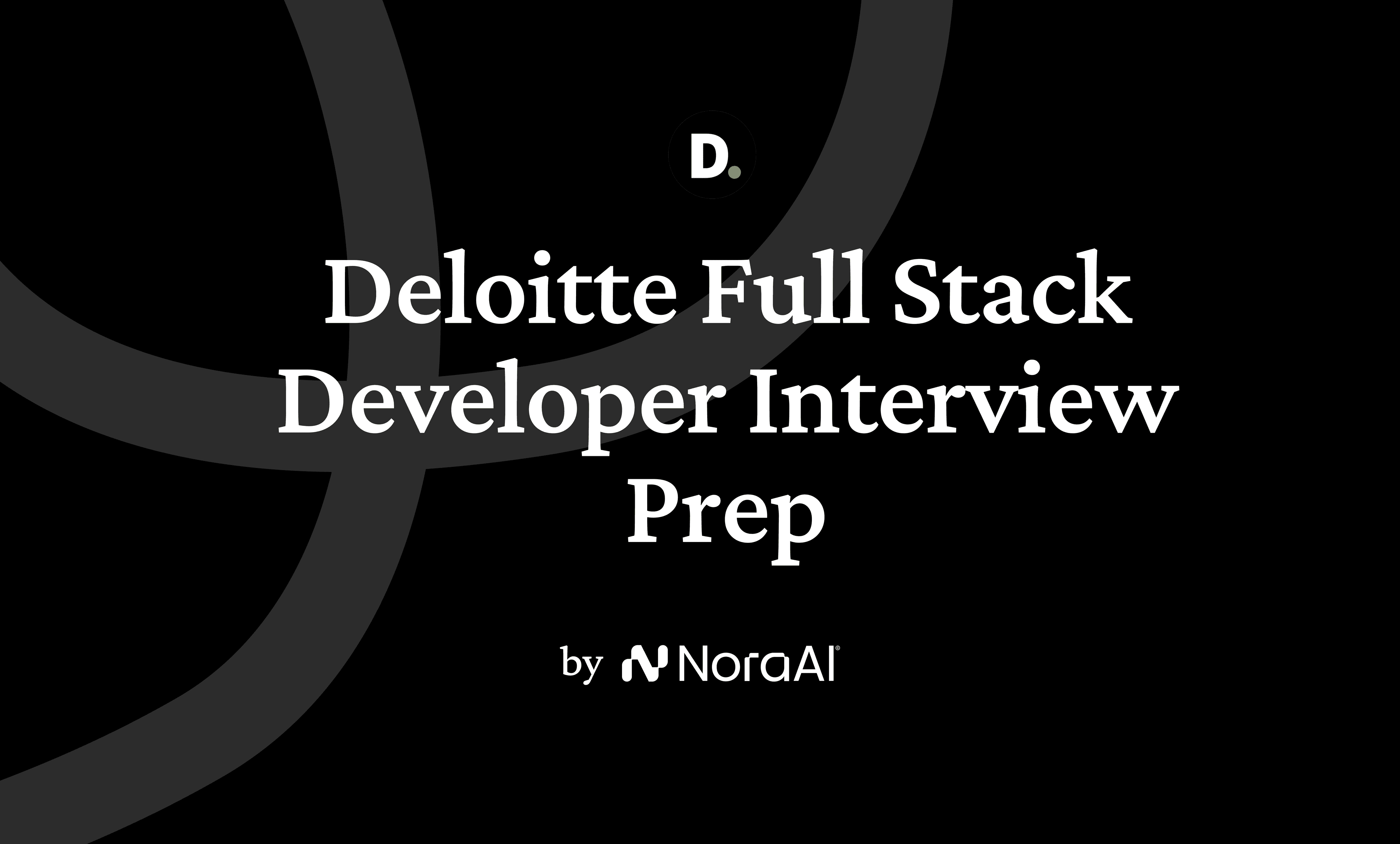 Deloitte Full Stack Developer Interview Logo
