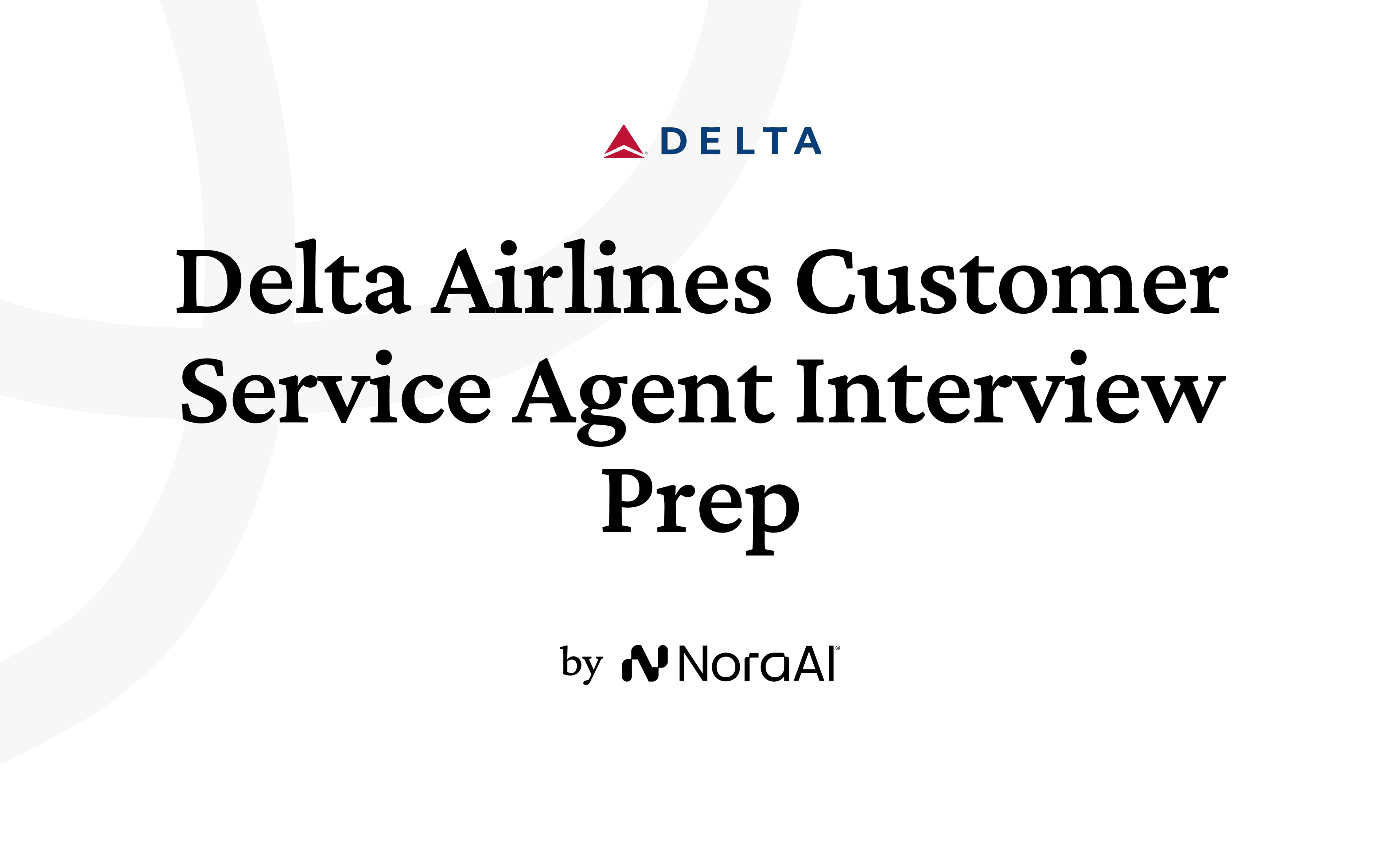Delta Airlines Customer Service Agent Interview Logo