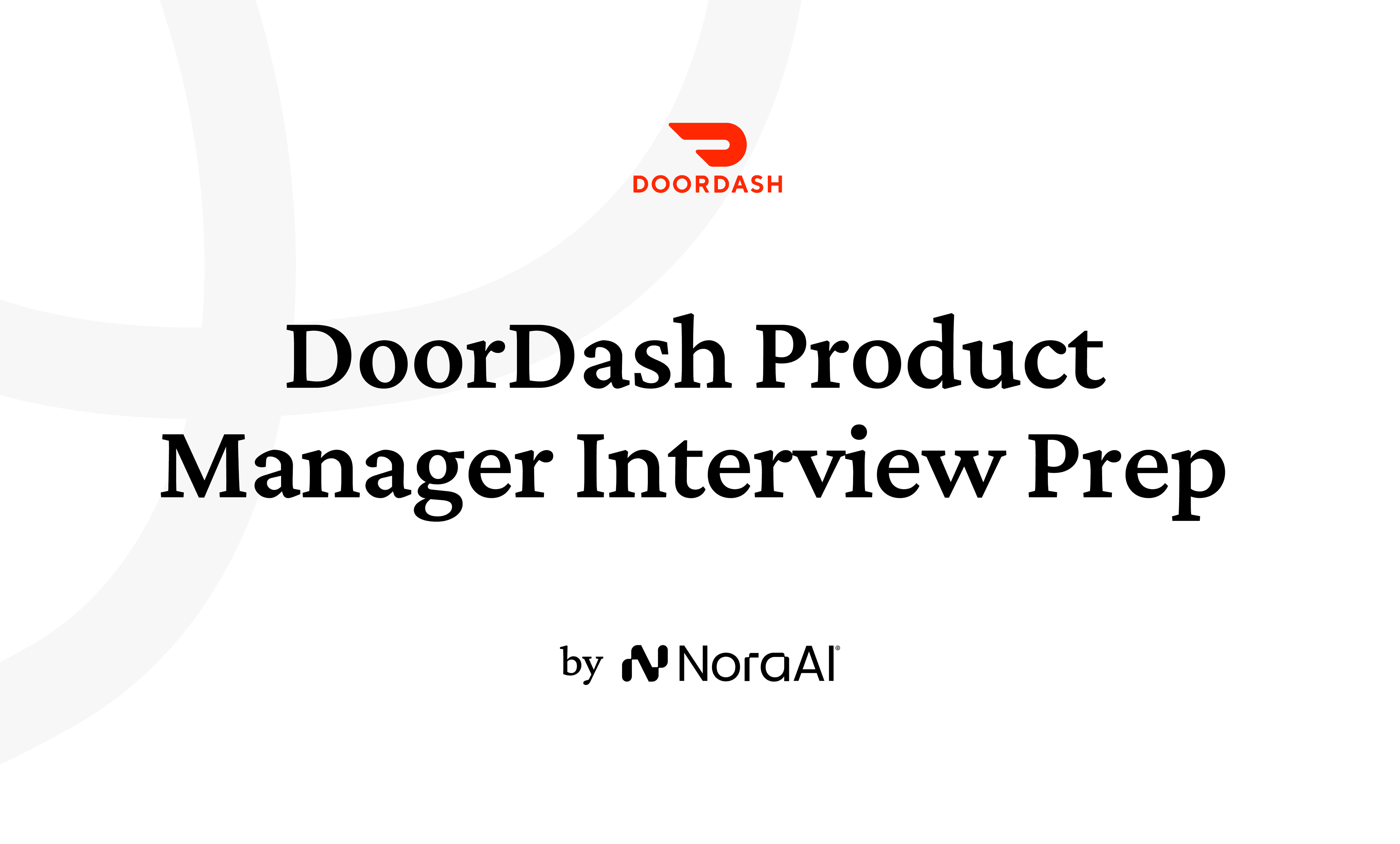DoorDash Product Manager Interview Logo