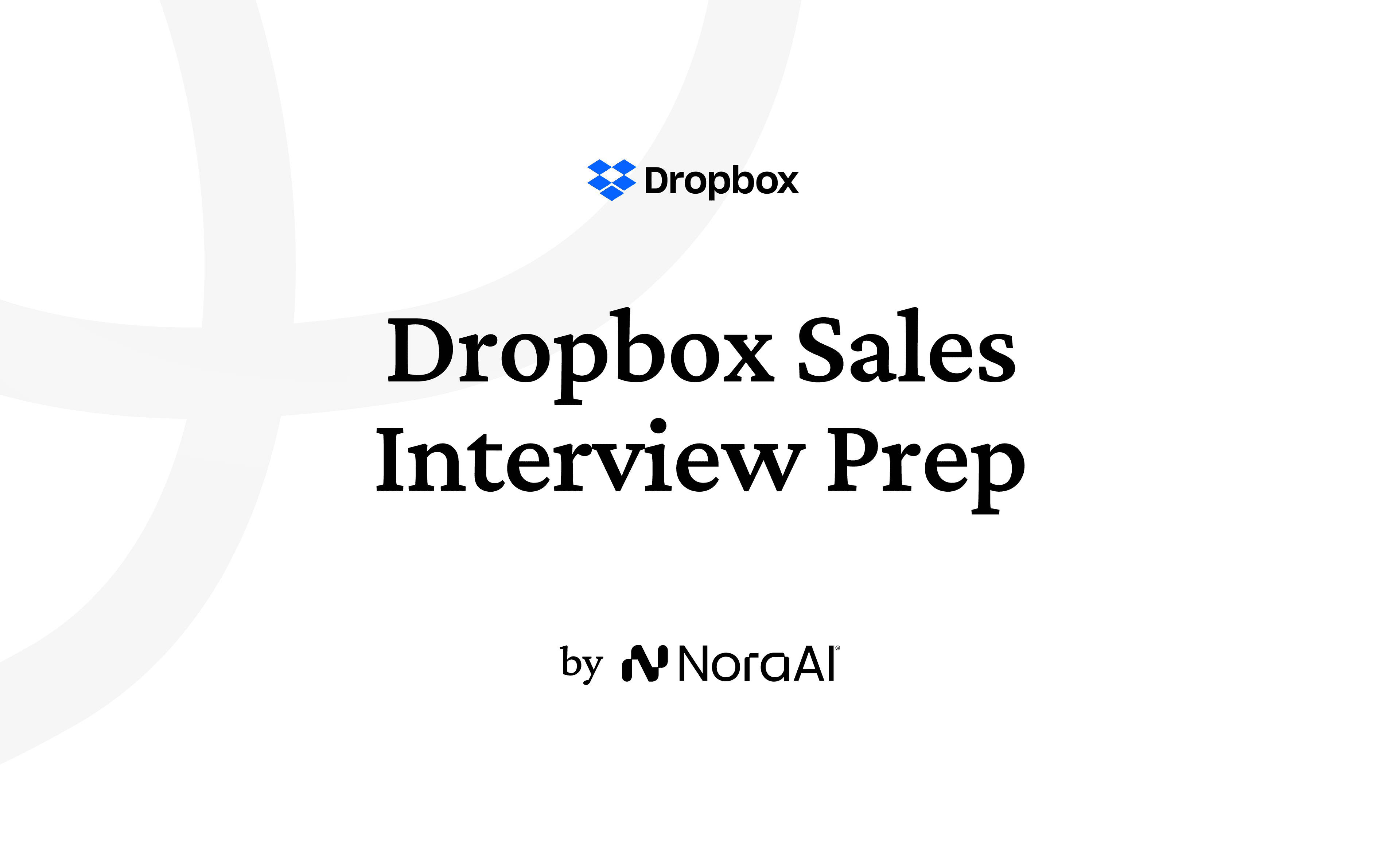 Dropbox Sales Interview Logo
