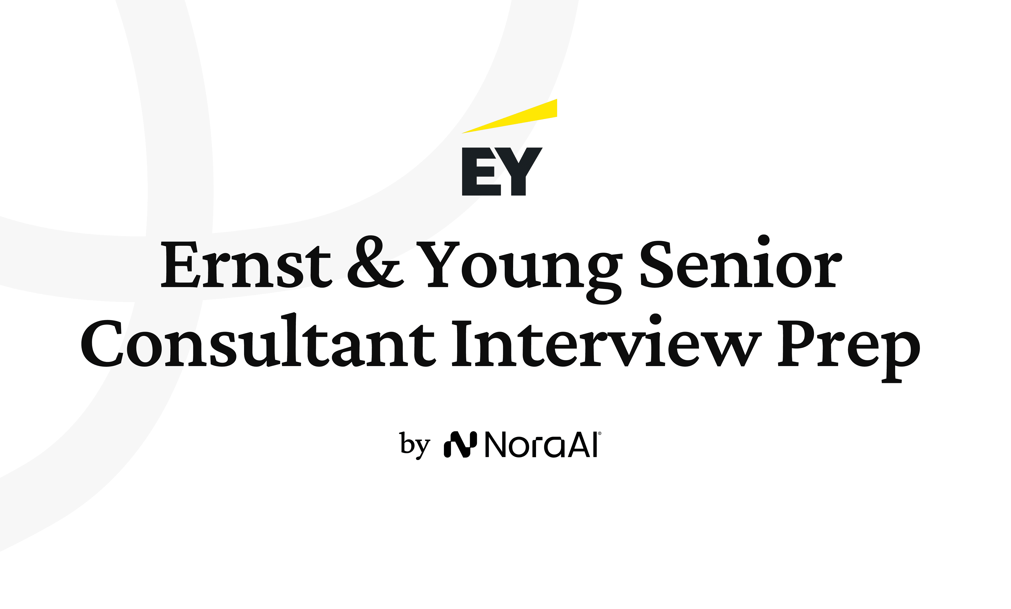 EY Senior Consultant Interview logo