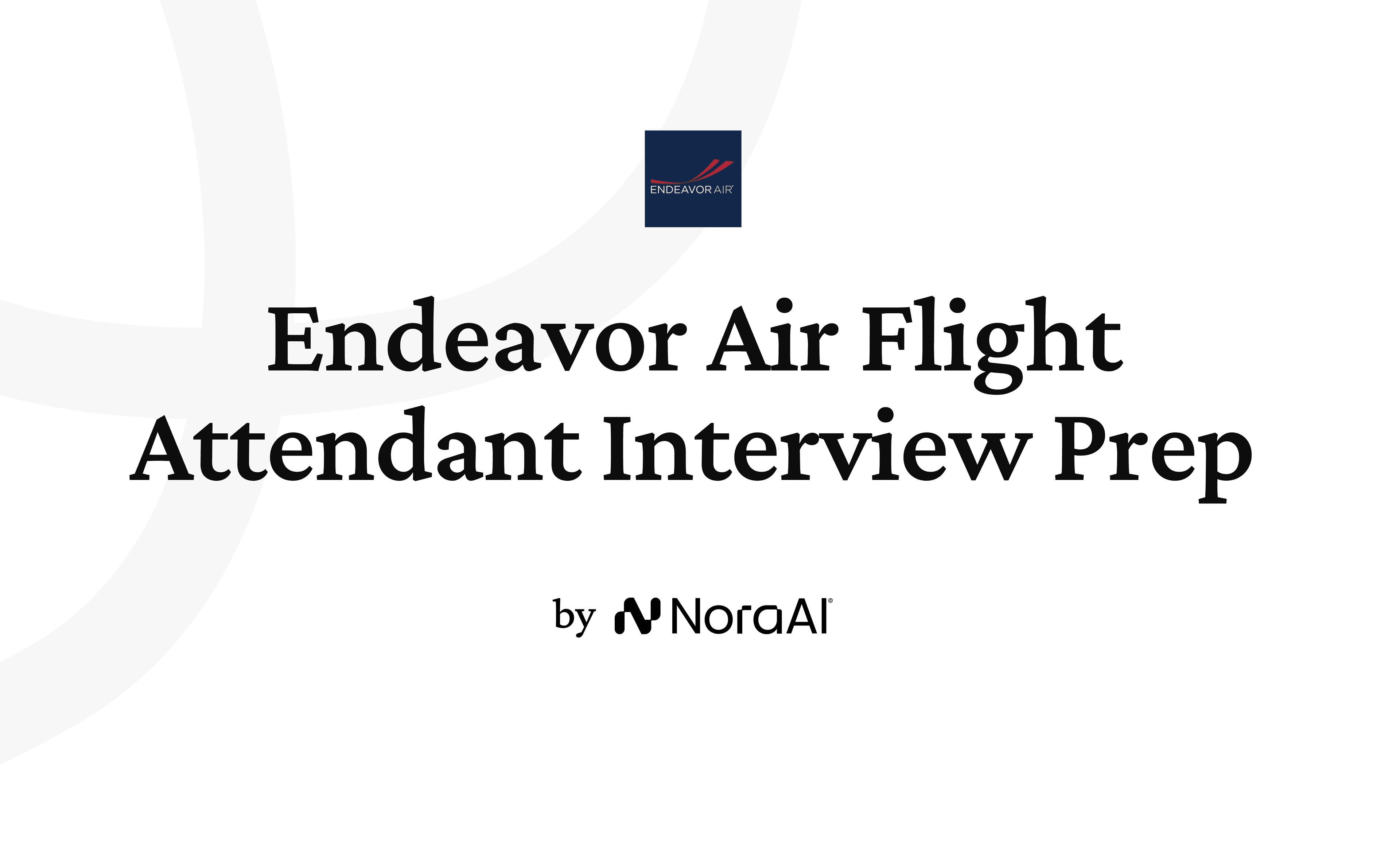 Endeavor Air Flight Attendant Interview logo
