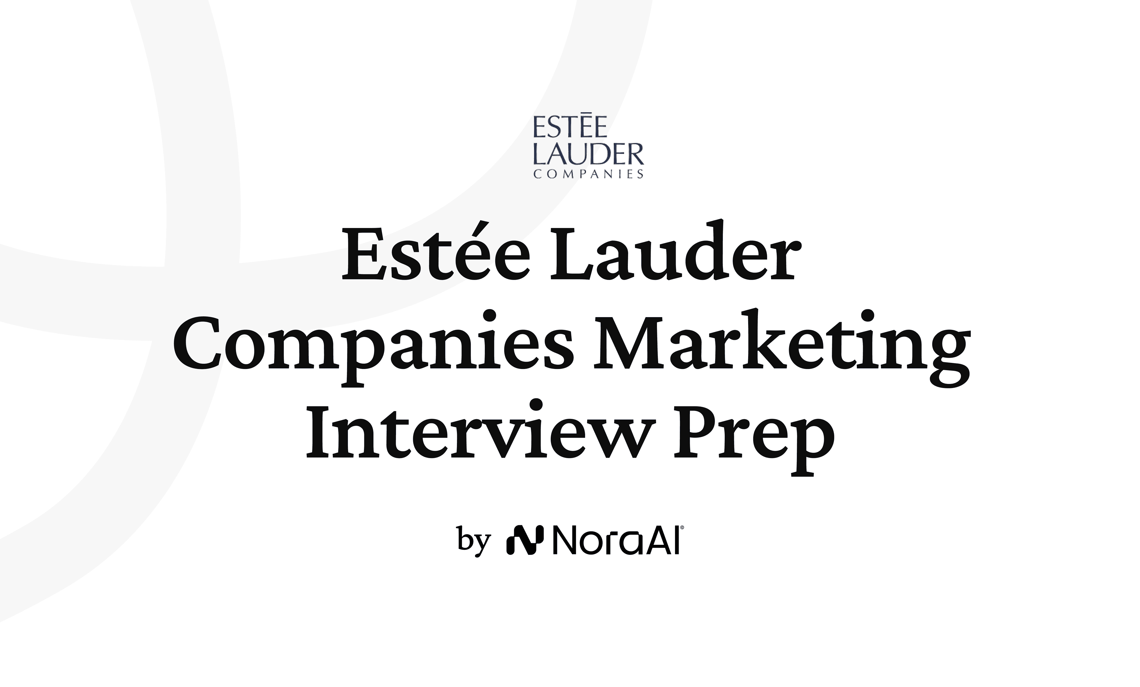 Estée Lauder Companies Marketing Interview Prep logo
