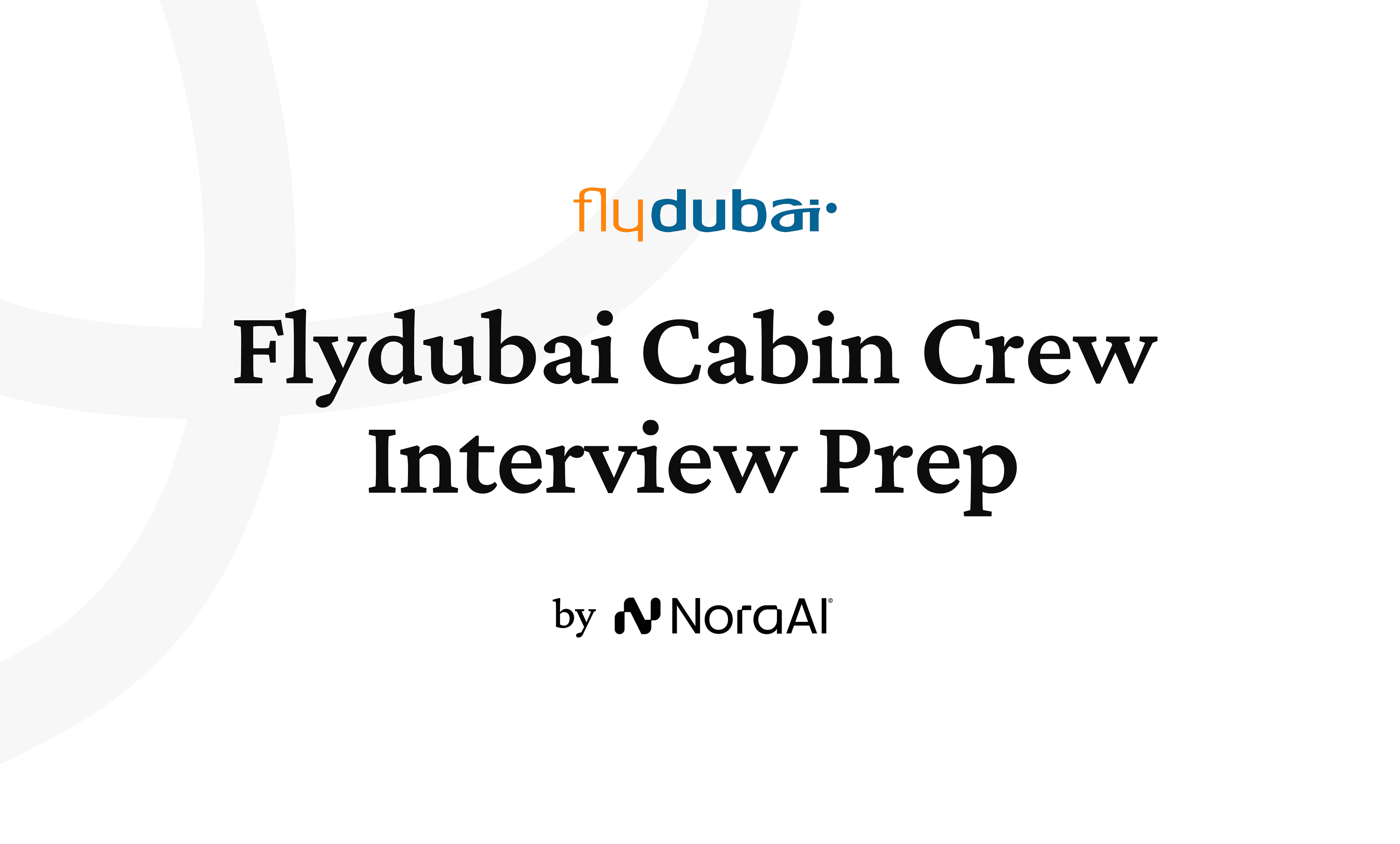 Flydubai Cabin Crew Interview logo