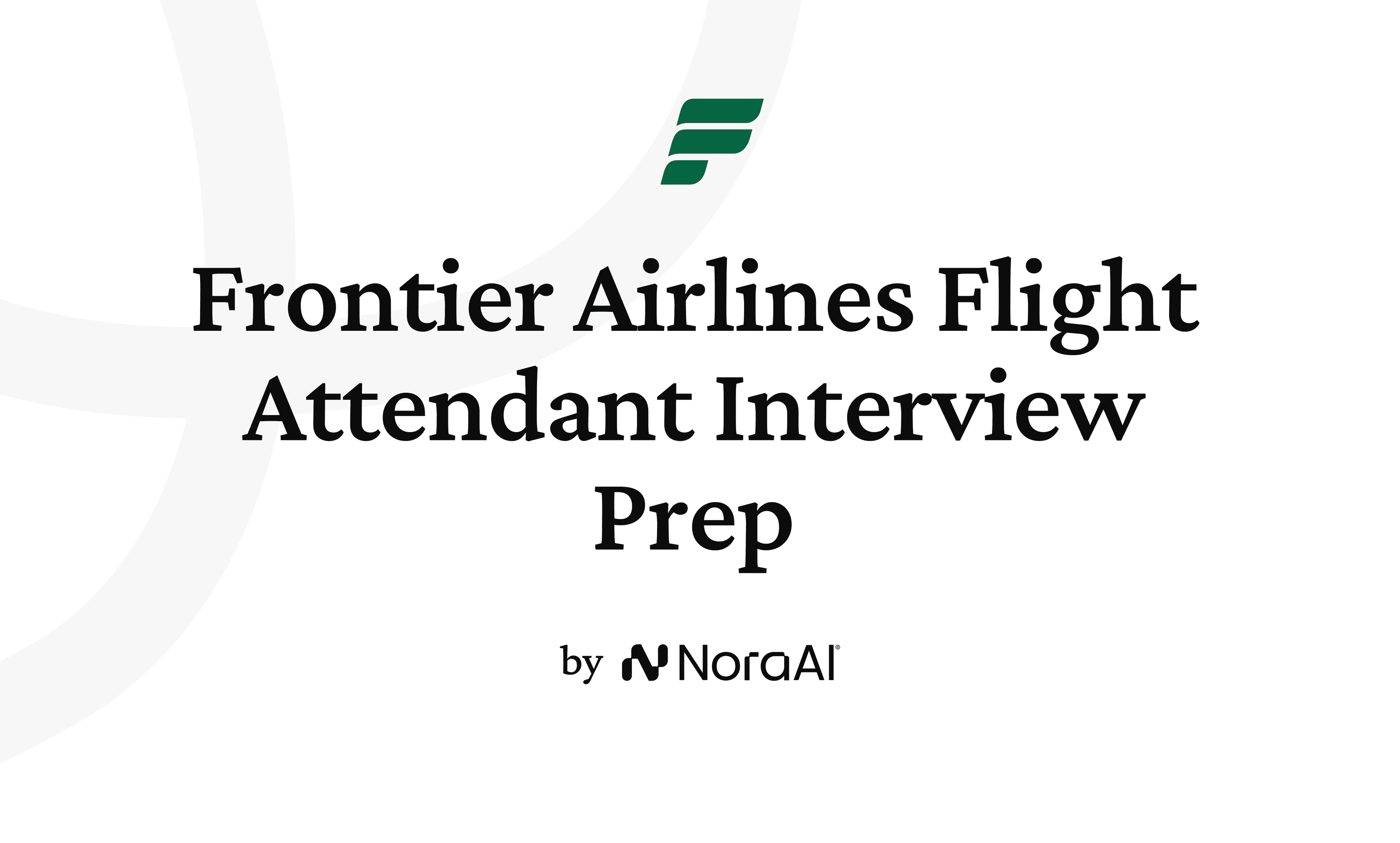 Frontier Airlines Flight Attendant Interview logo