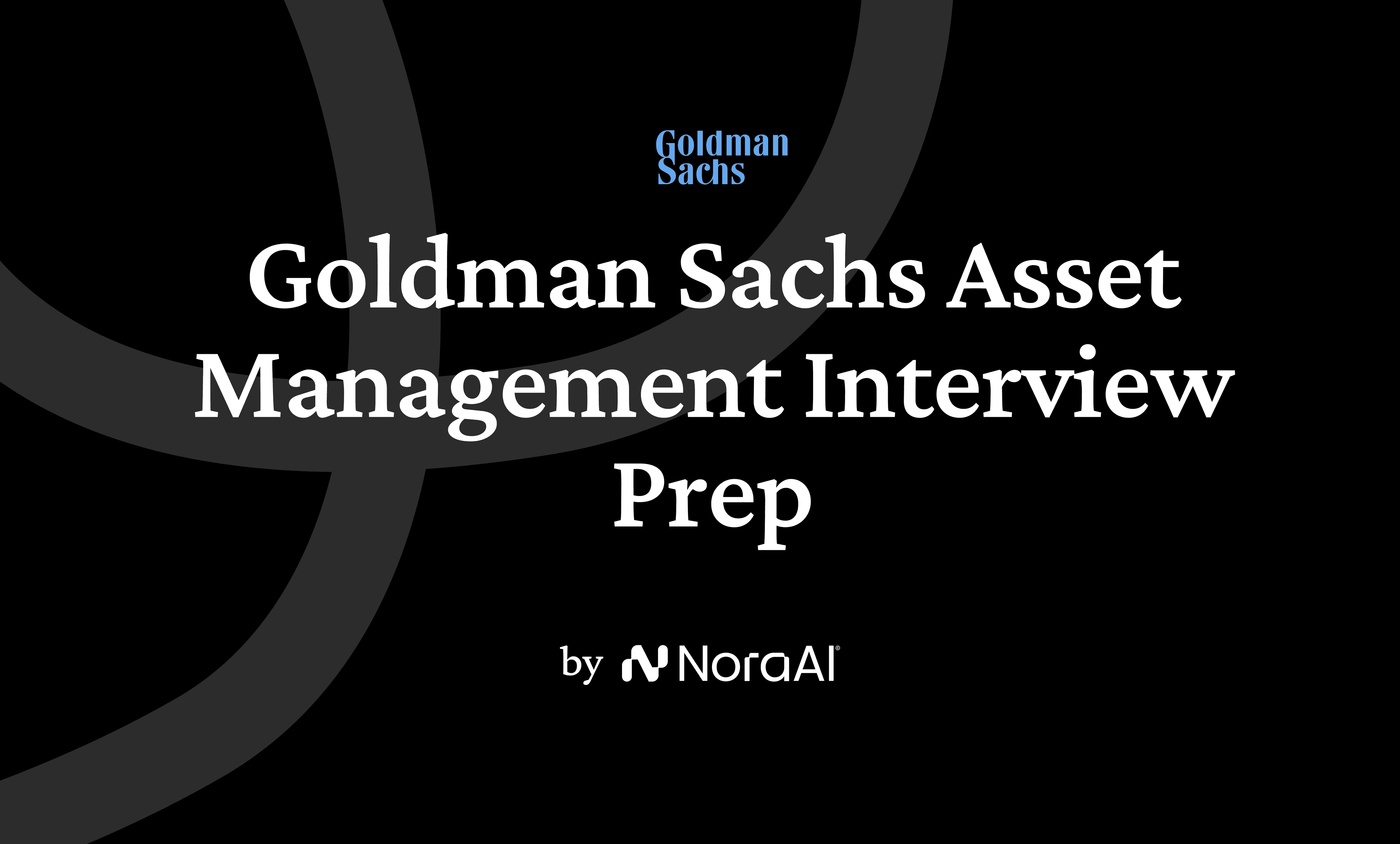 Goldman Sachs Asset Management Interview Logo
