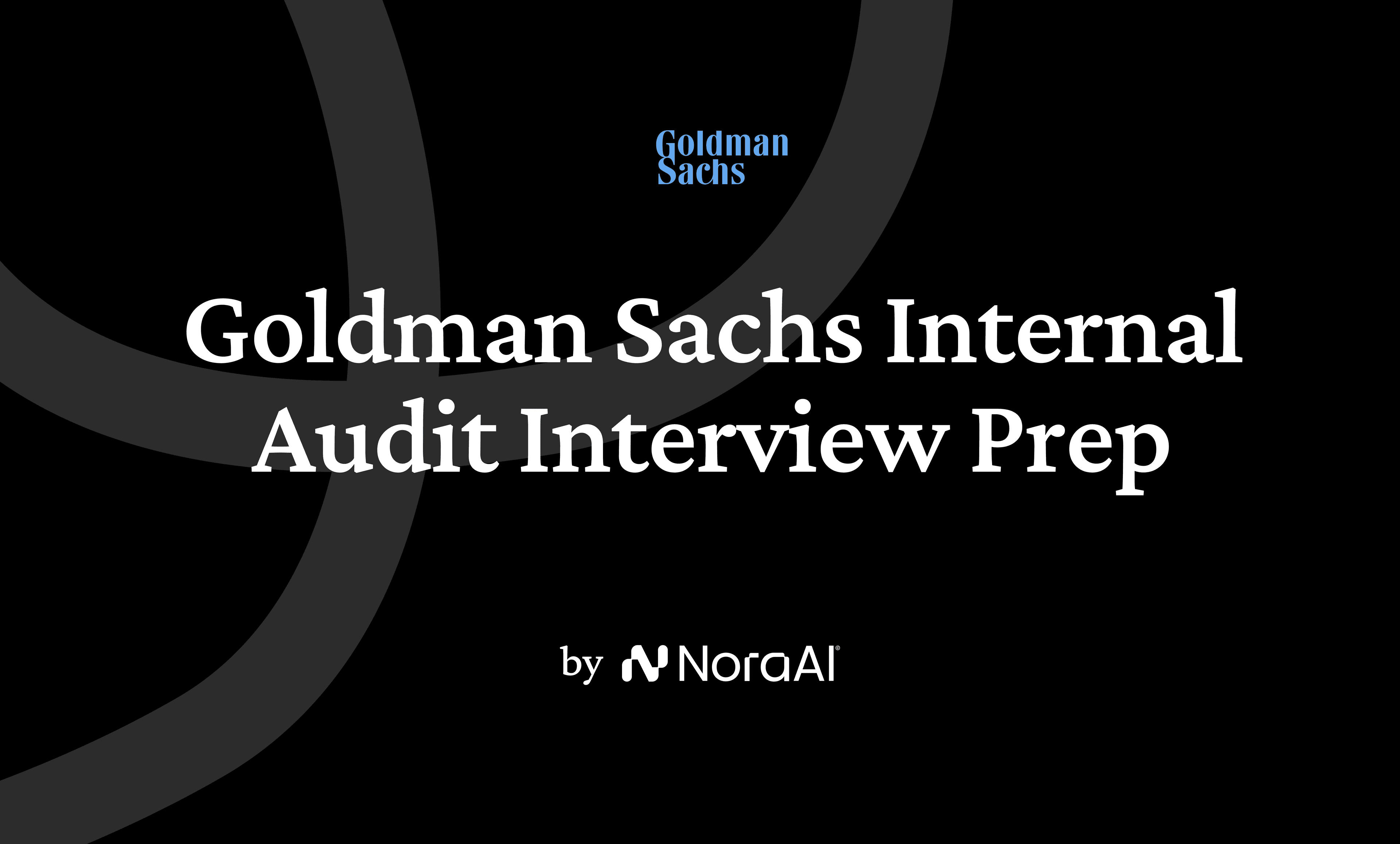 Goldman Sachs Internal Audit Interview Logo