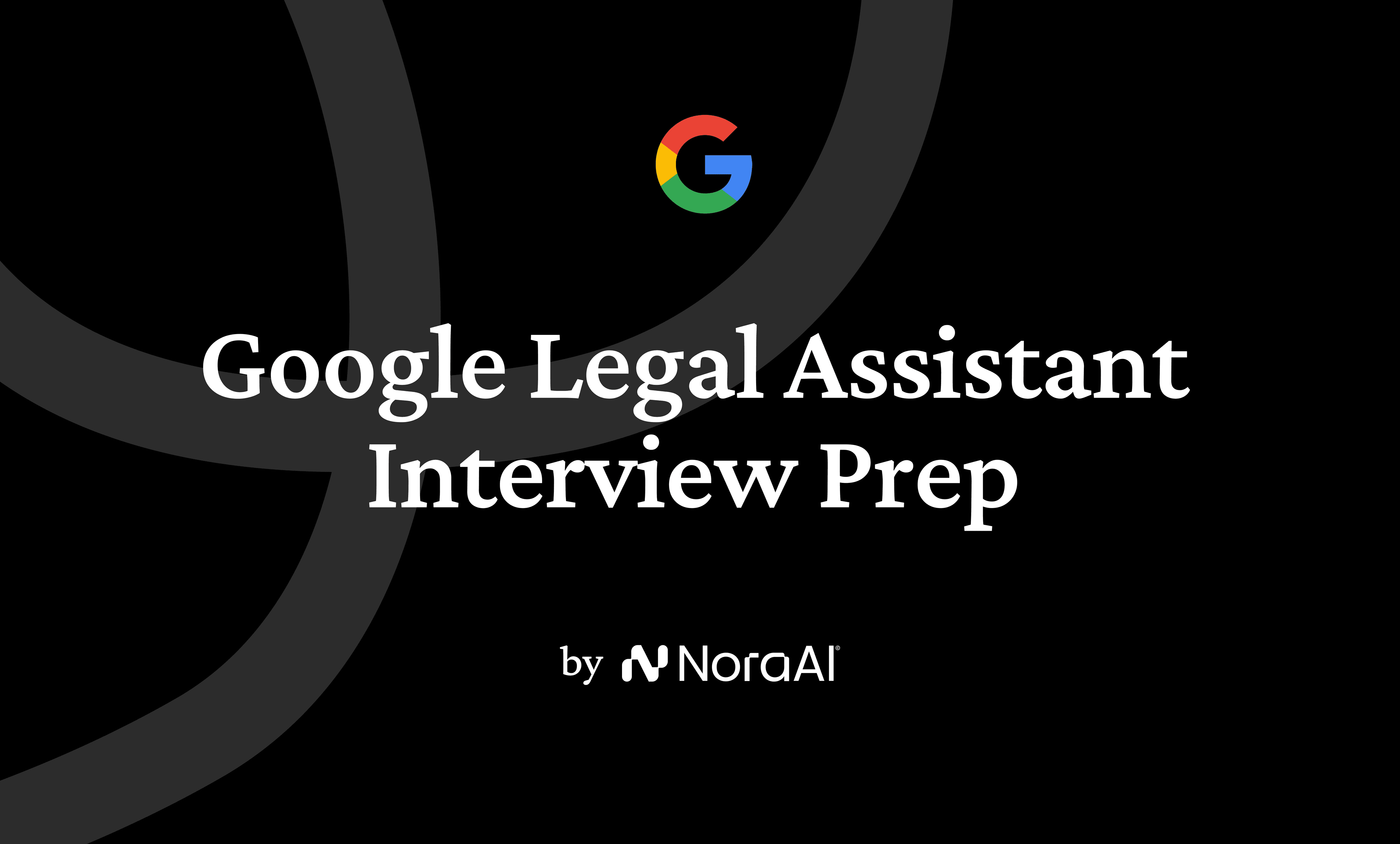 Google Legal Assistant Interview logo