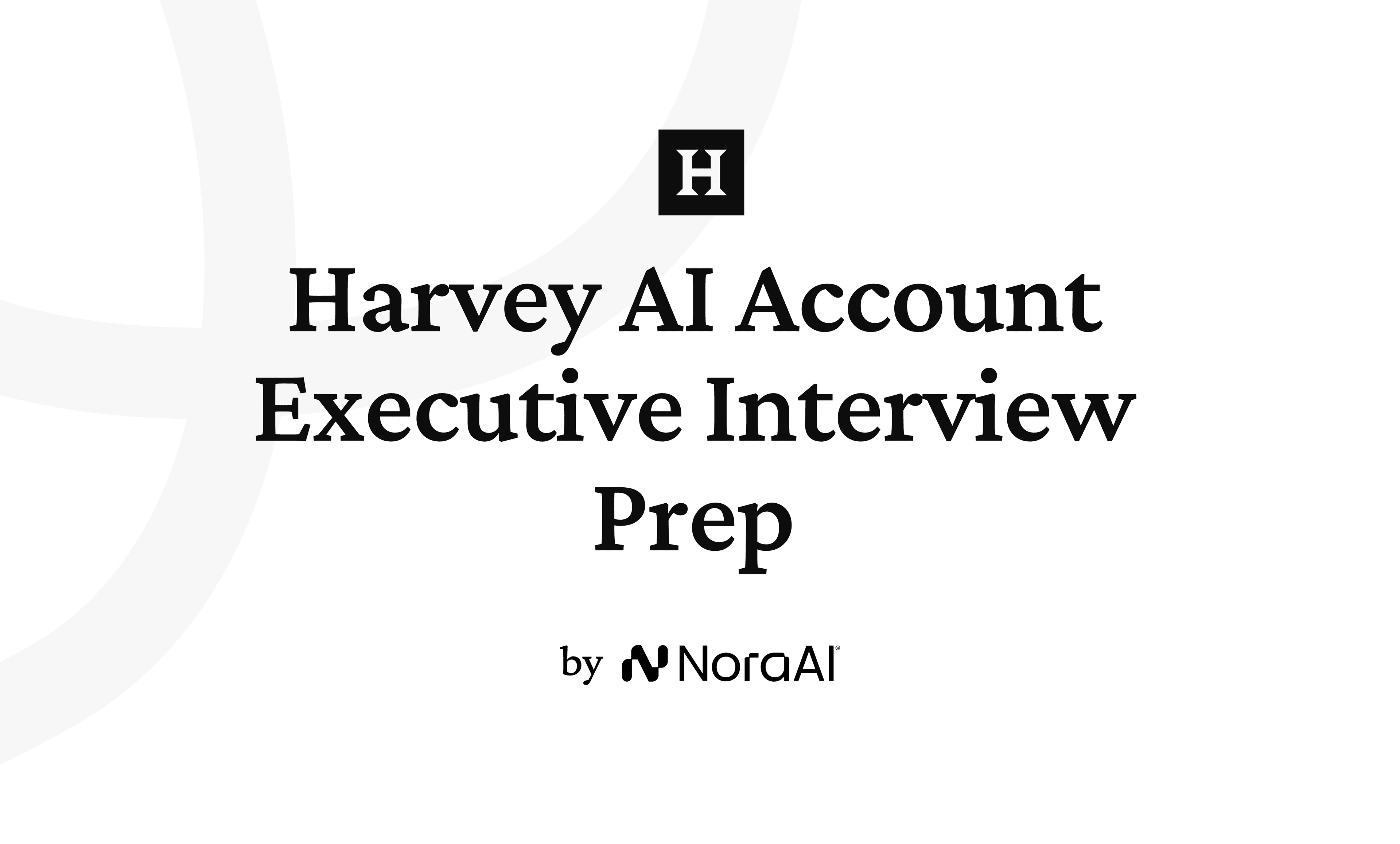 Harvey AI Account Executive Interview logo