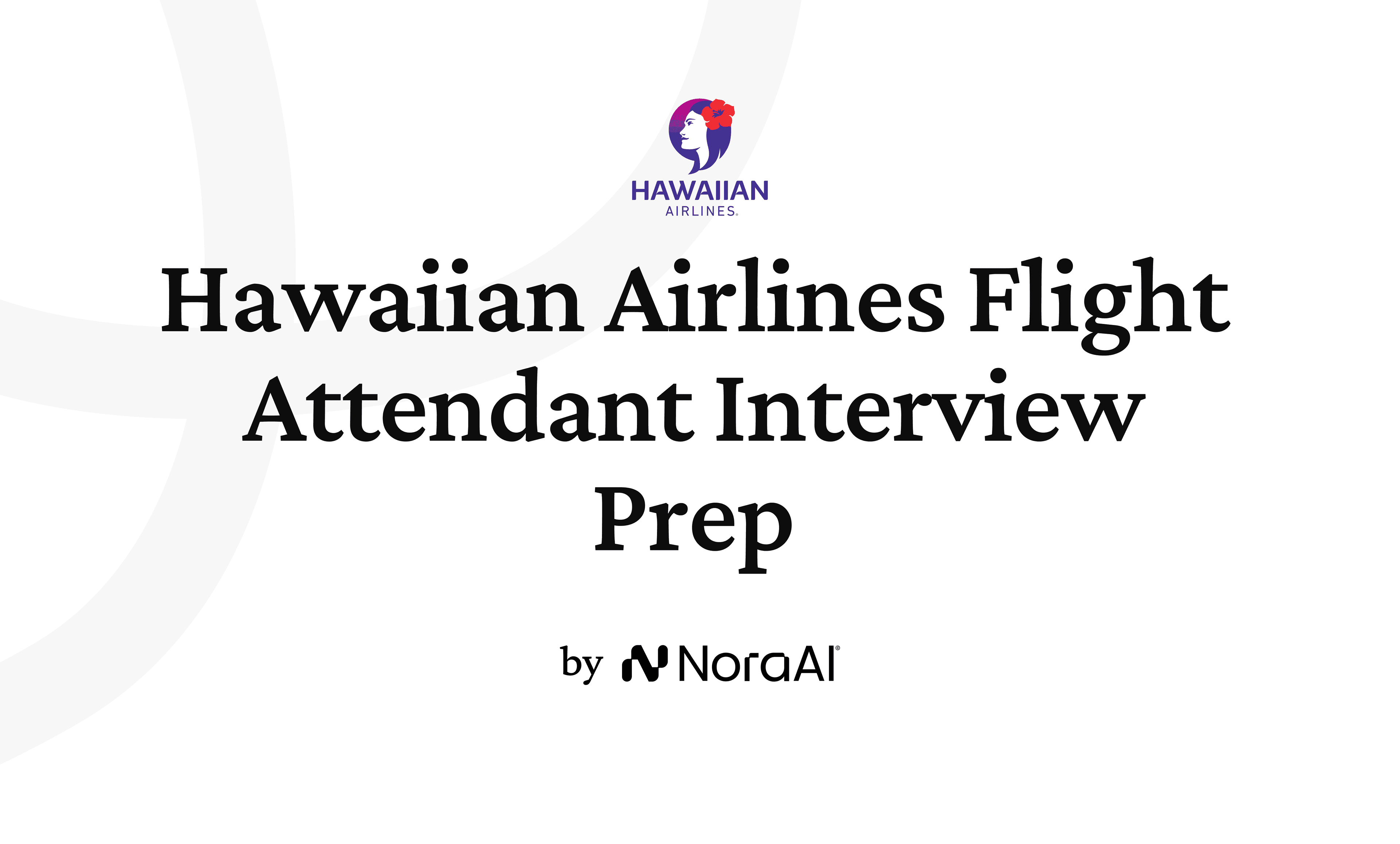 Hawaiian Airlines Flight Attendant Interview logo