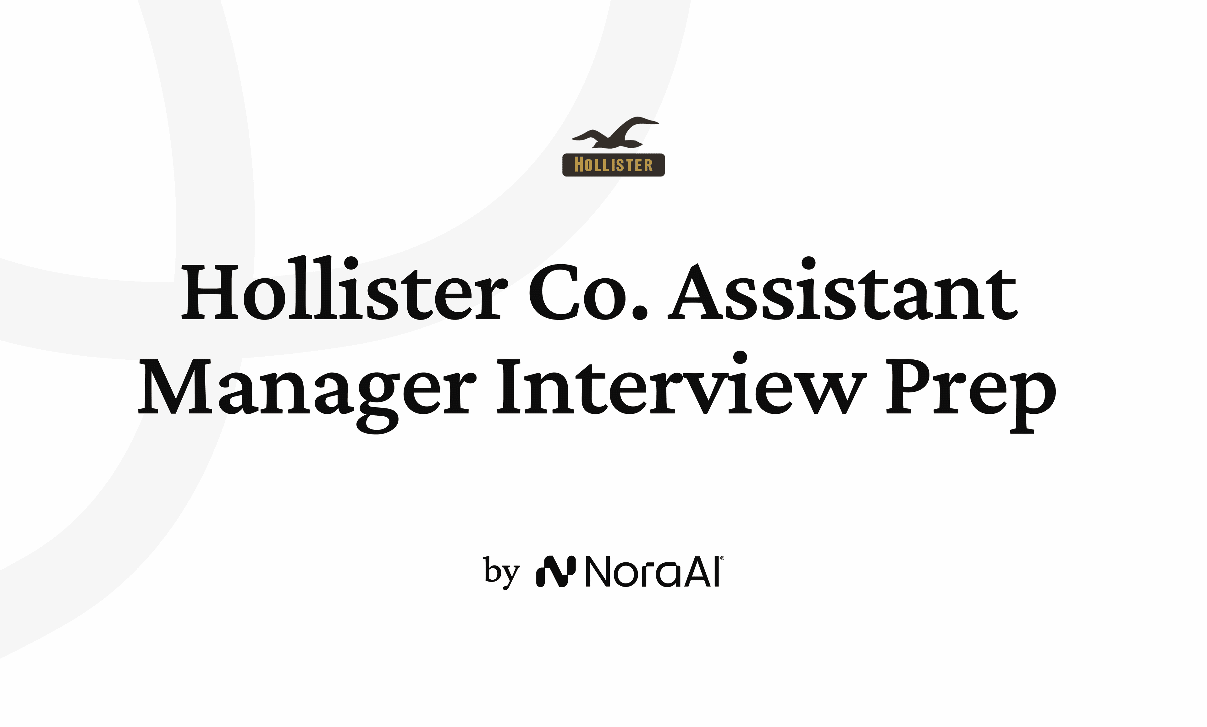 Hollister Co. Assistant Manager Interview logo