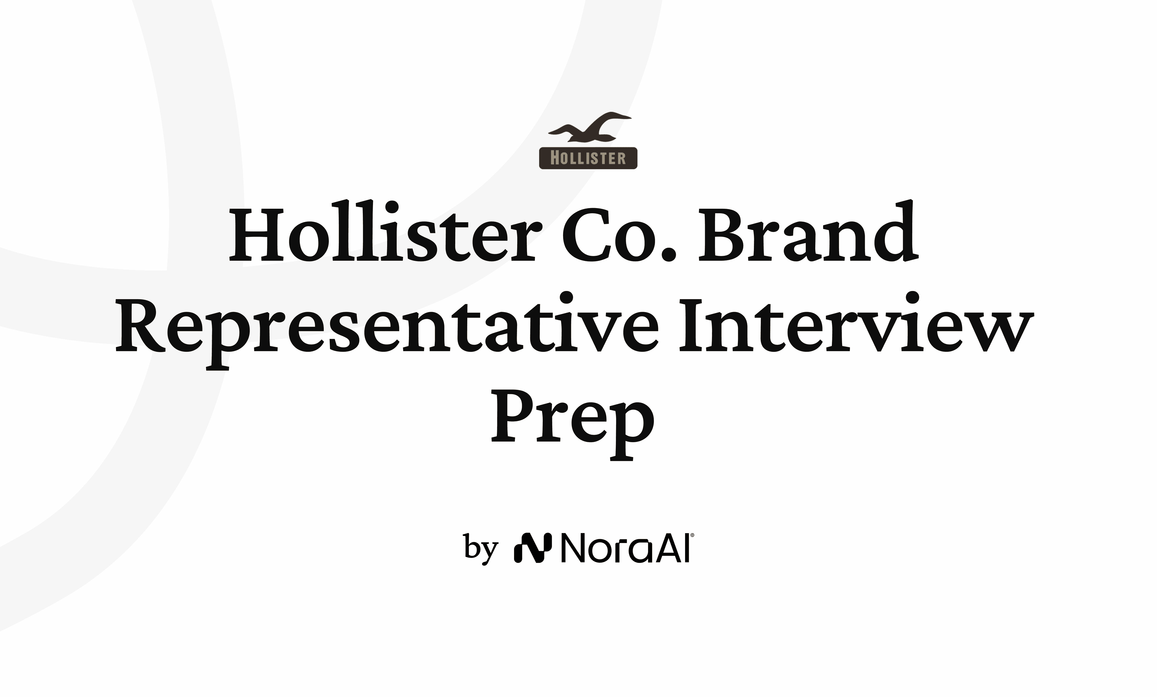 Hollister Co. Brand Representative Interview logo