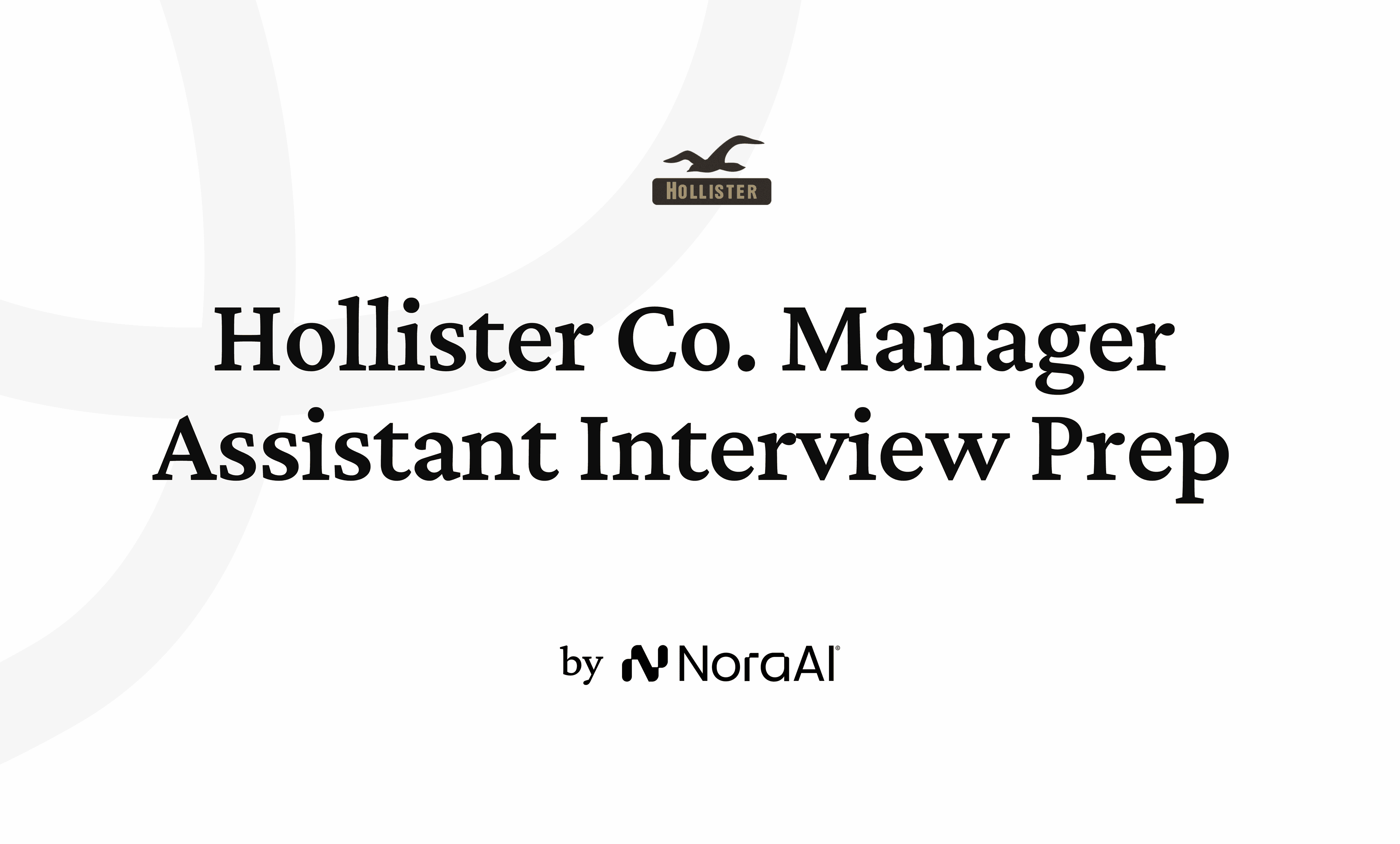 Hollister Co. Manager Assistant Interview logo