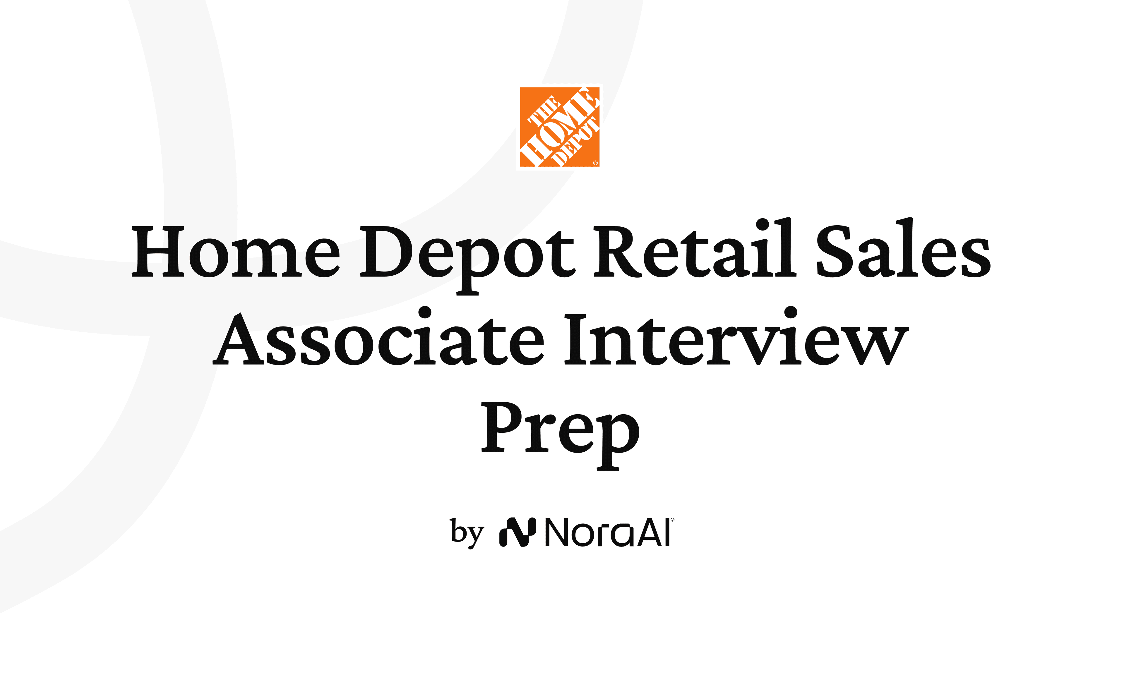 Home Depot Retail Sales Associate Interview logo