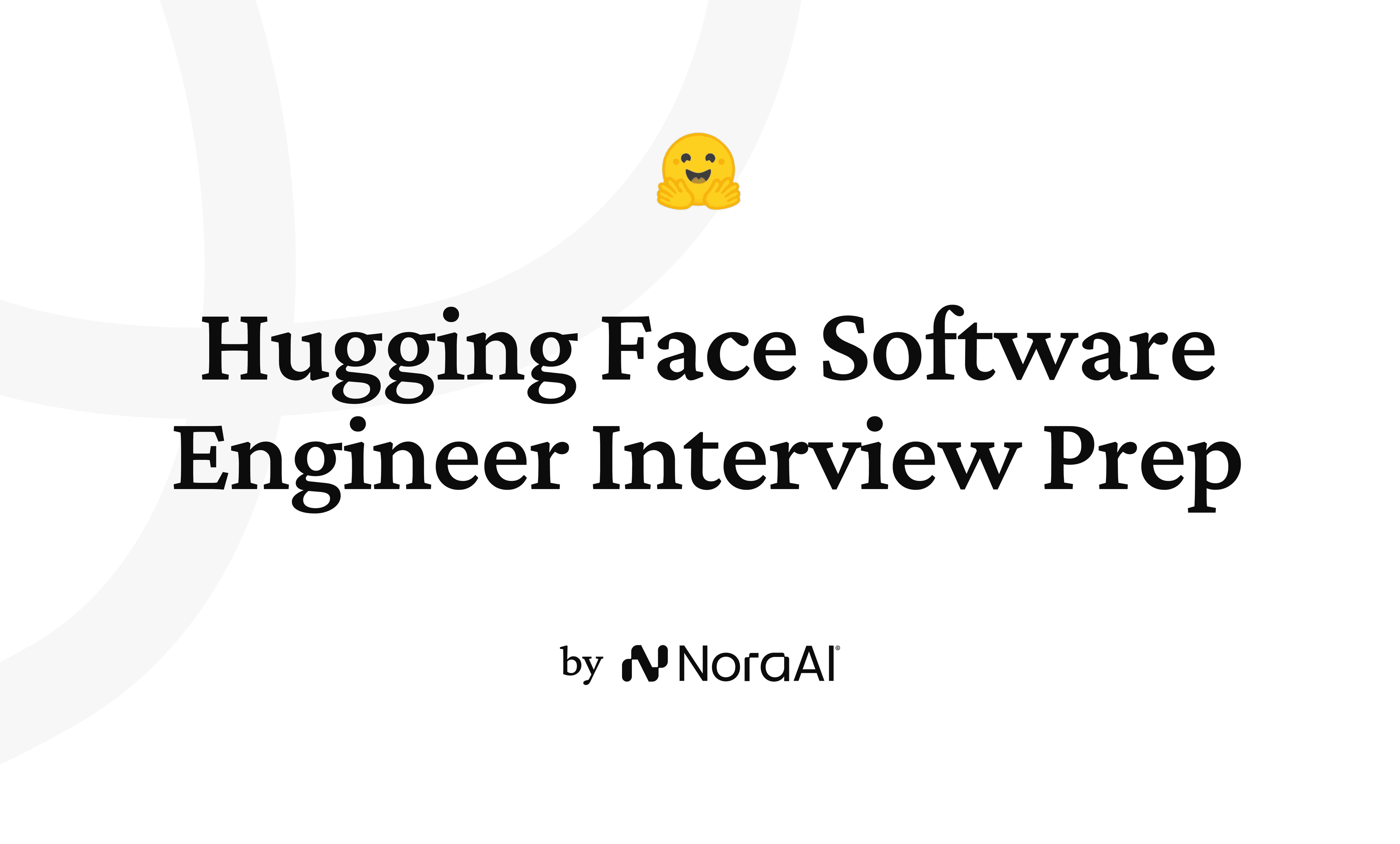 Hugging Face Software Engineer Interview logo
