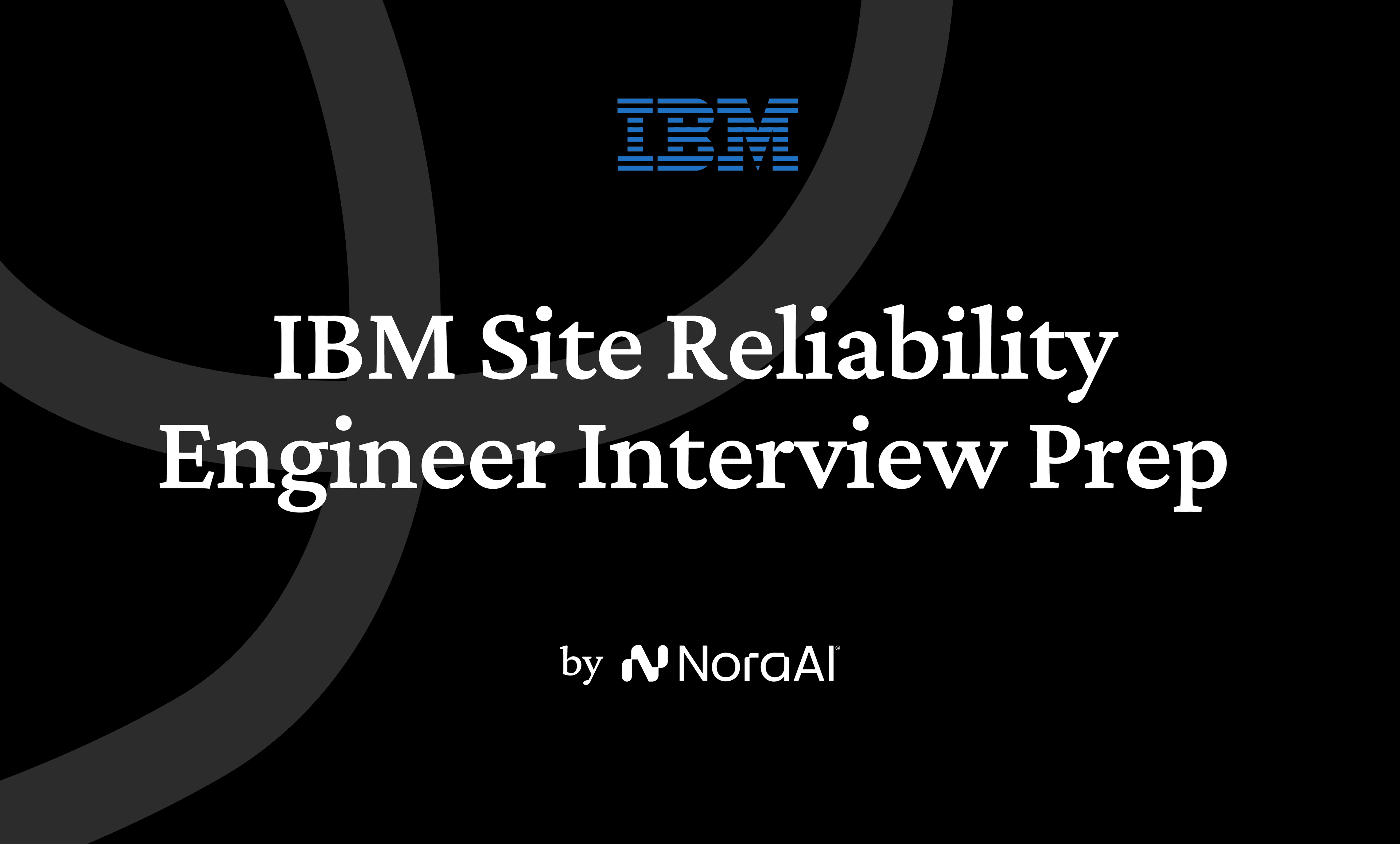 IBM Site Reliability Engineer Interview Logo