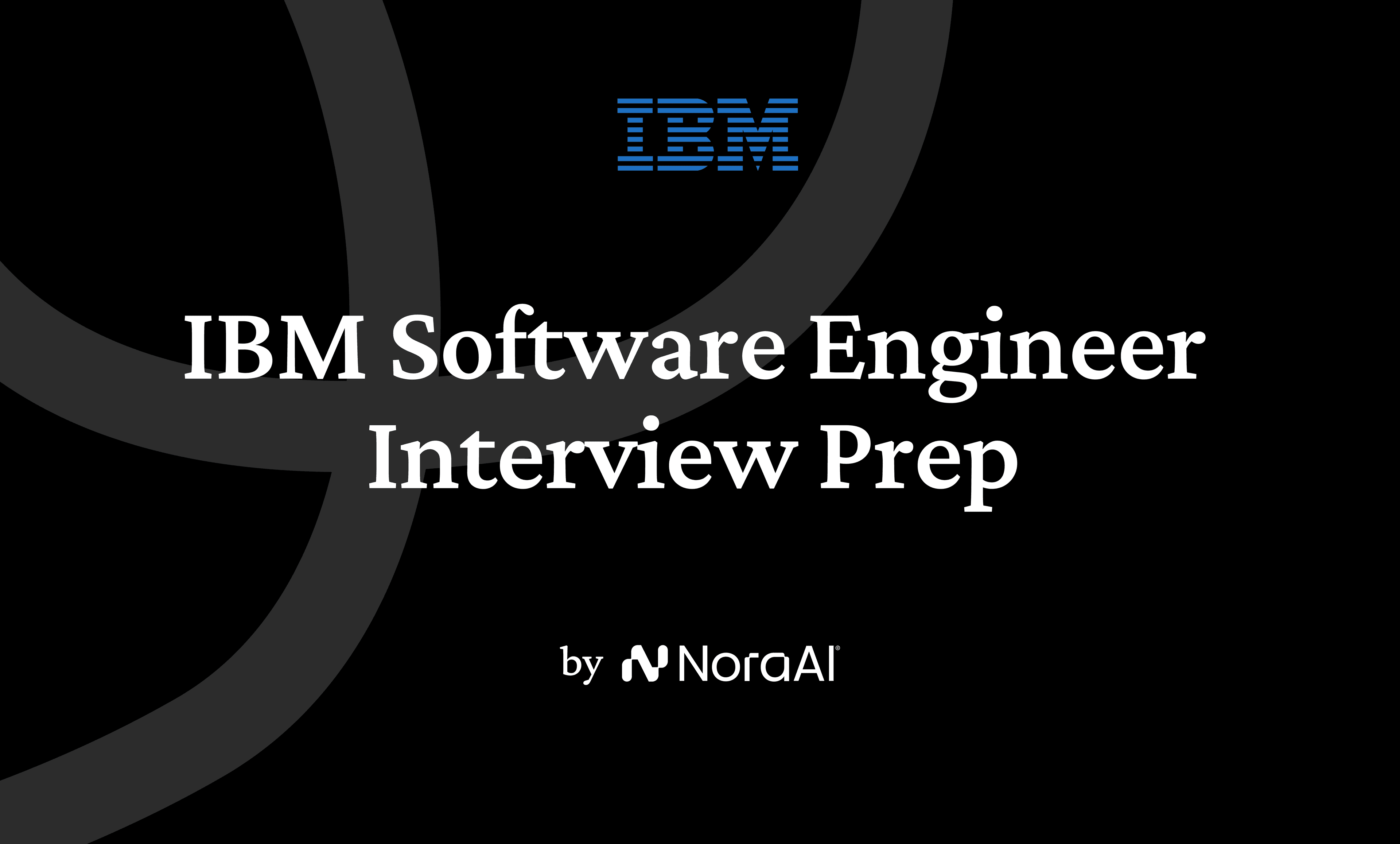 IBM Software Engineer Interview Logo
