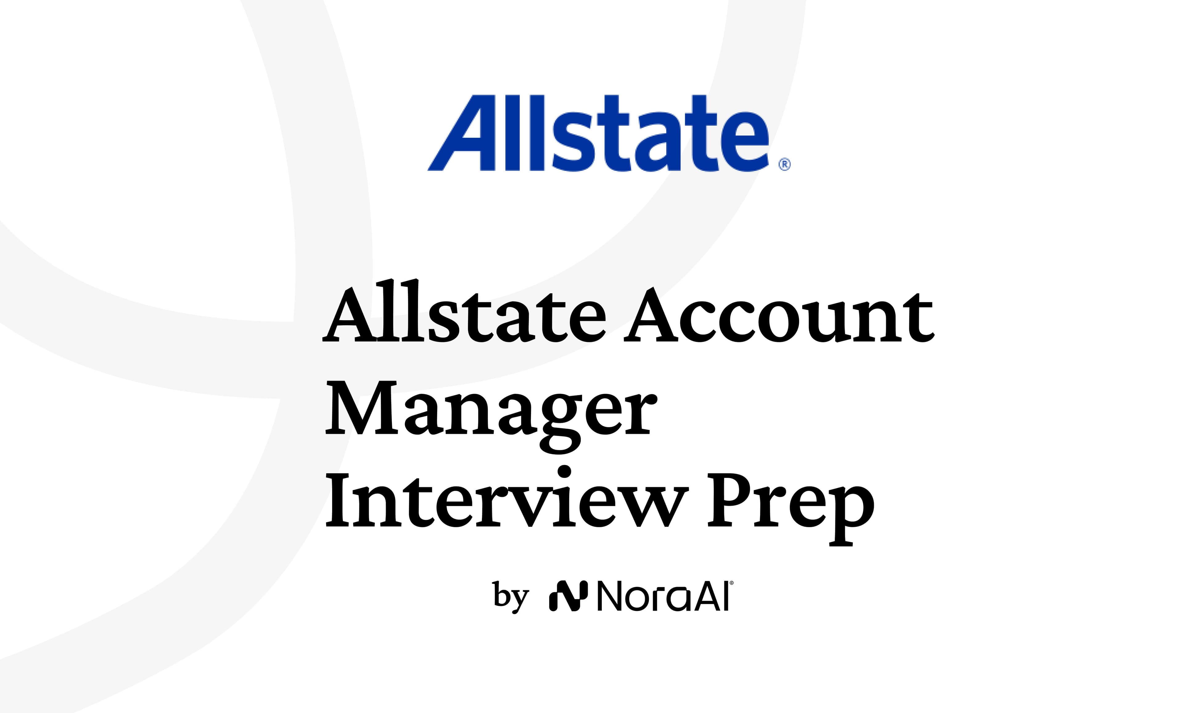 Allstate Account Manager Interview: Process + Questions