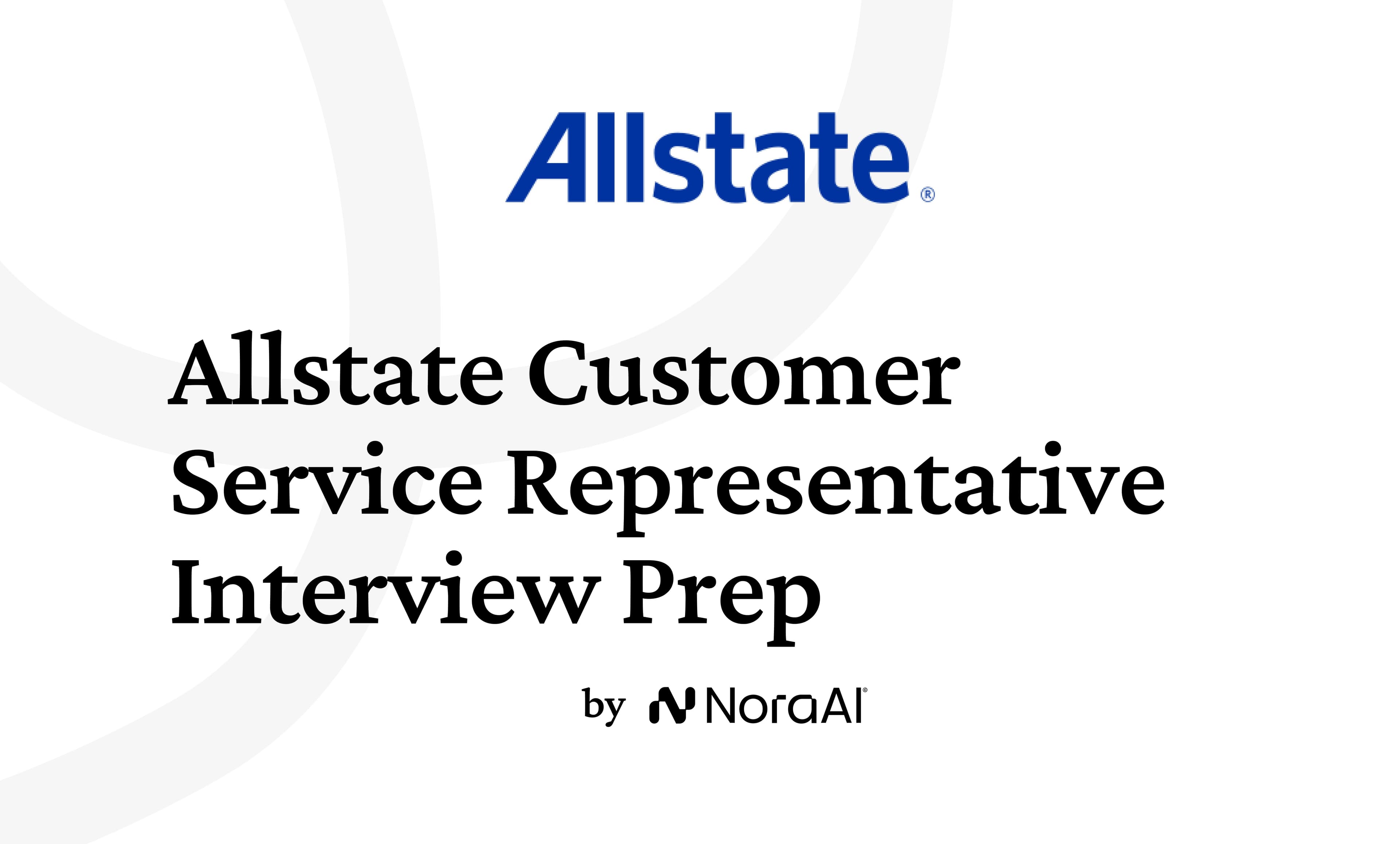 Allstate Customer Service Rep Interview: Process + Questions