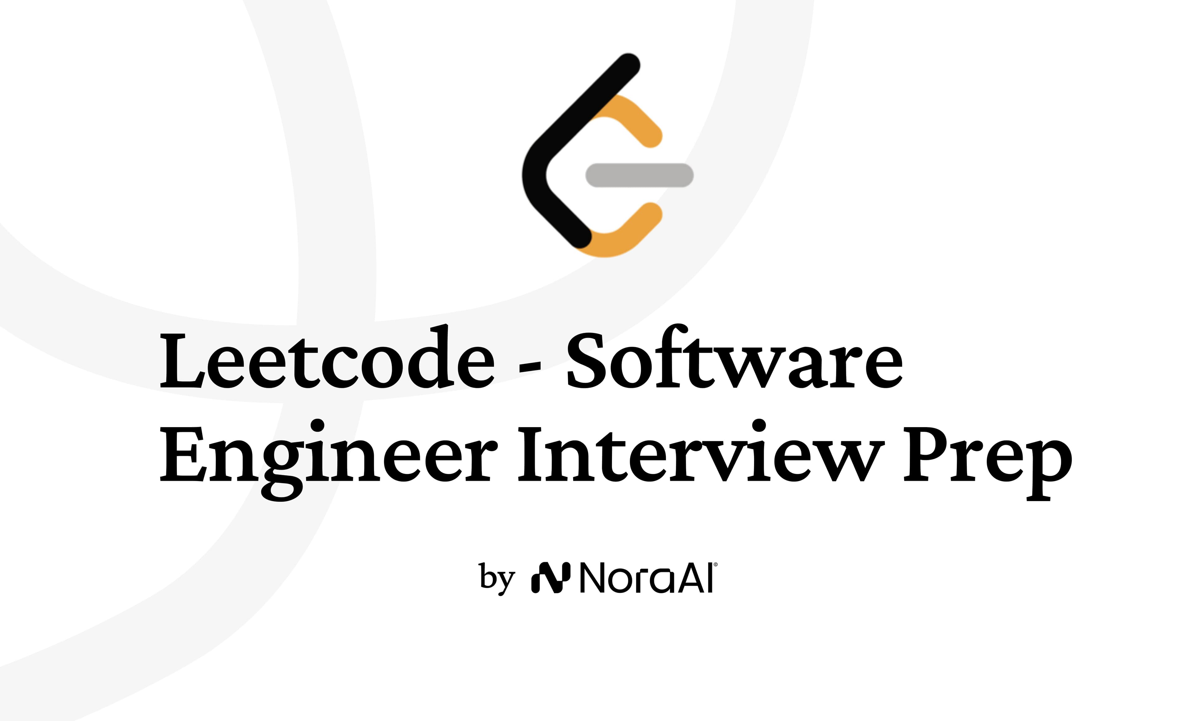 Leetcode Software Engineer Interview: Process + Questions