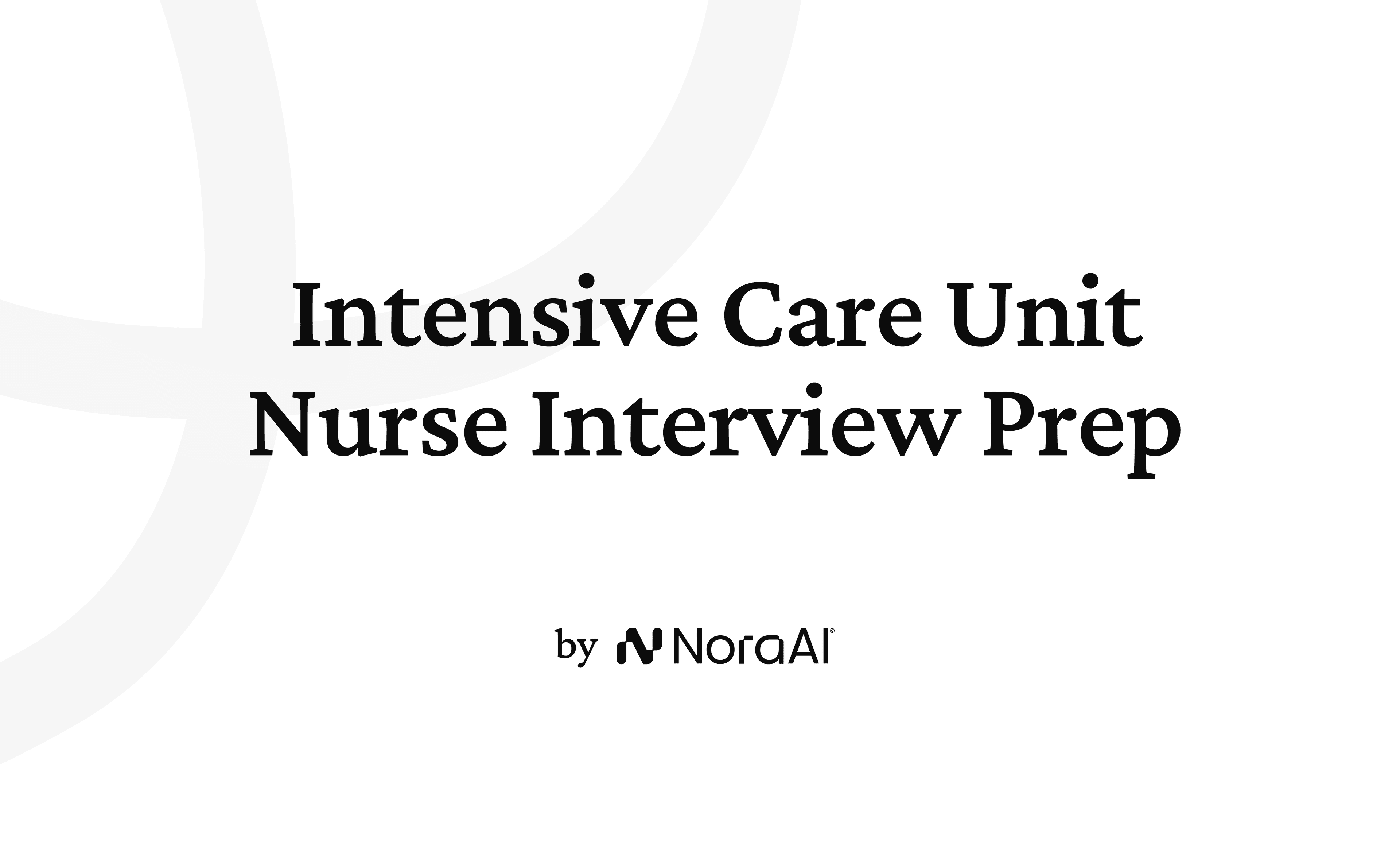 Intensive Care Unit Nurse Interview Prep logo