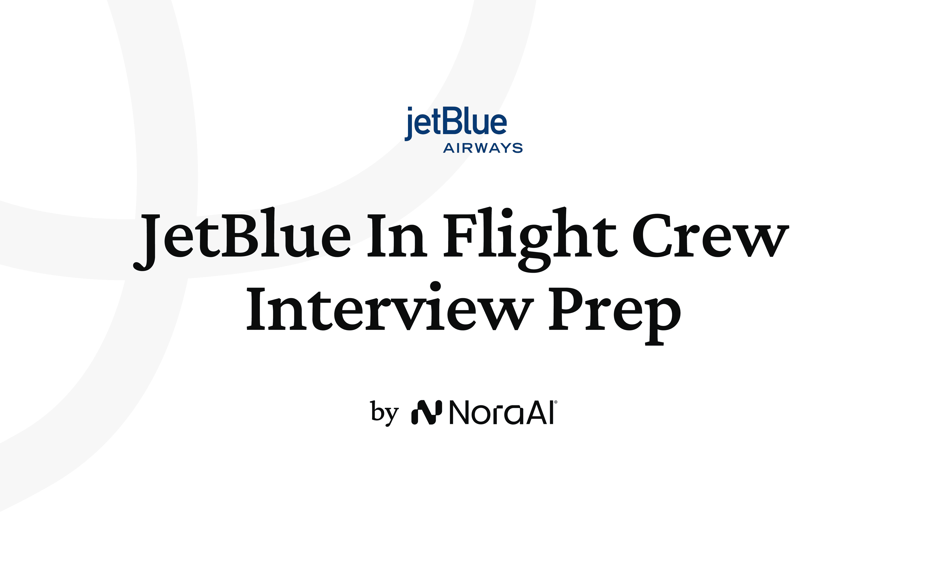 JetBlue In Flight Crew Interview logo