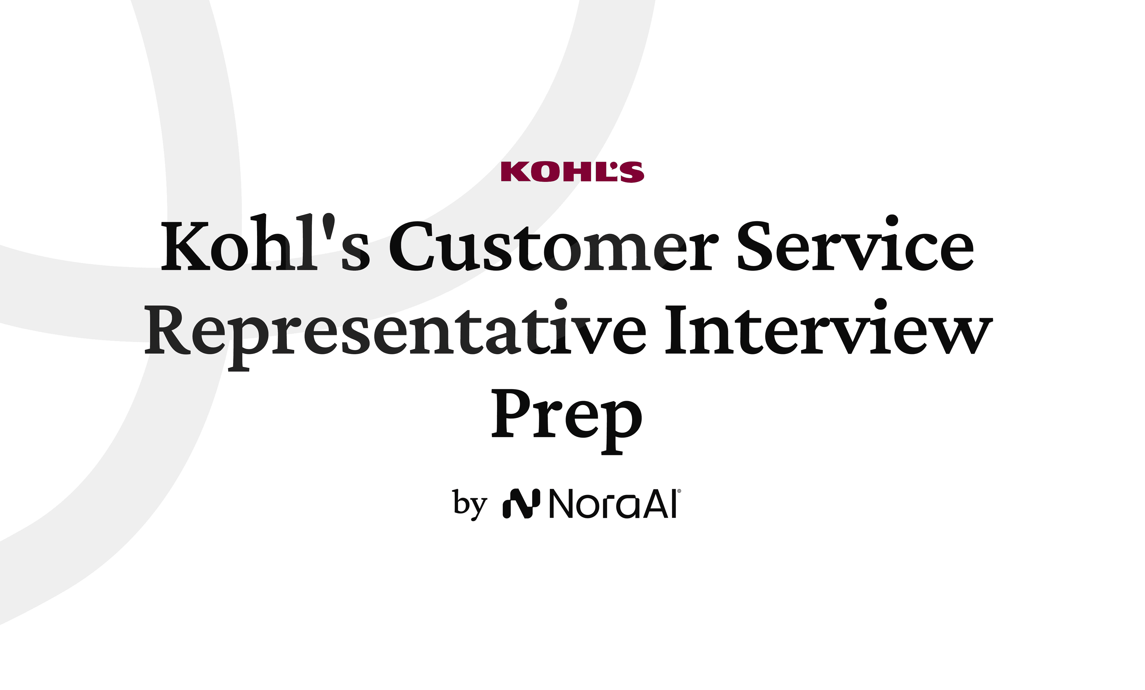 Kohl's Customer Service Representative Interview logo