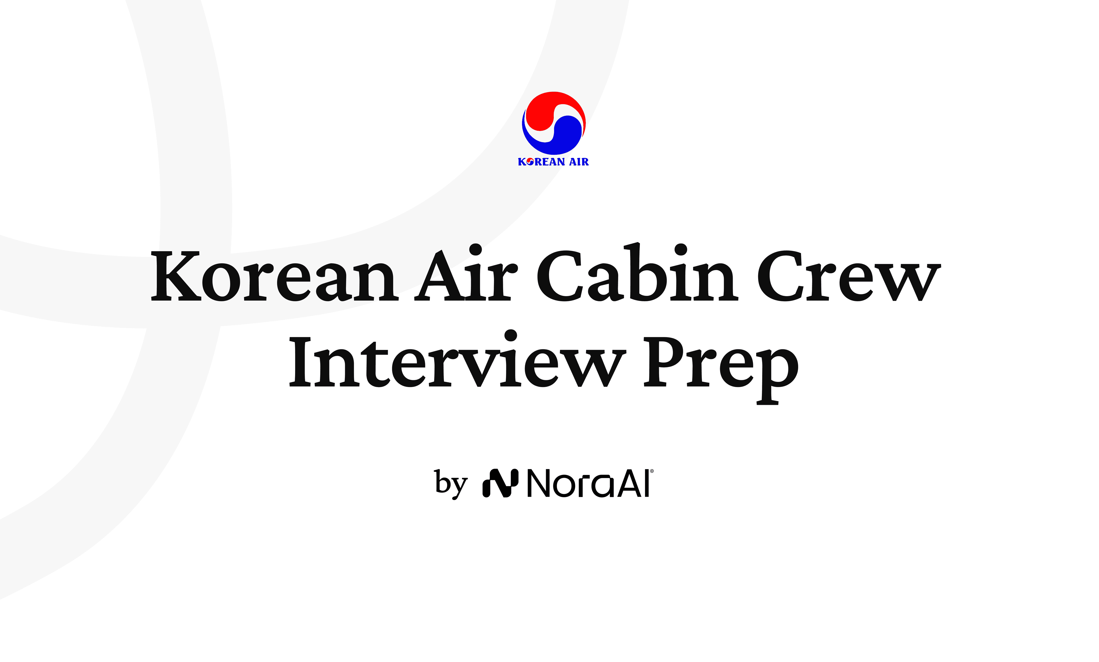 Korean Air Cabin Crew Interview logo